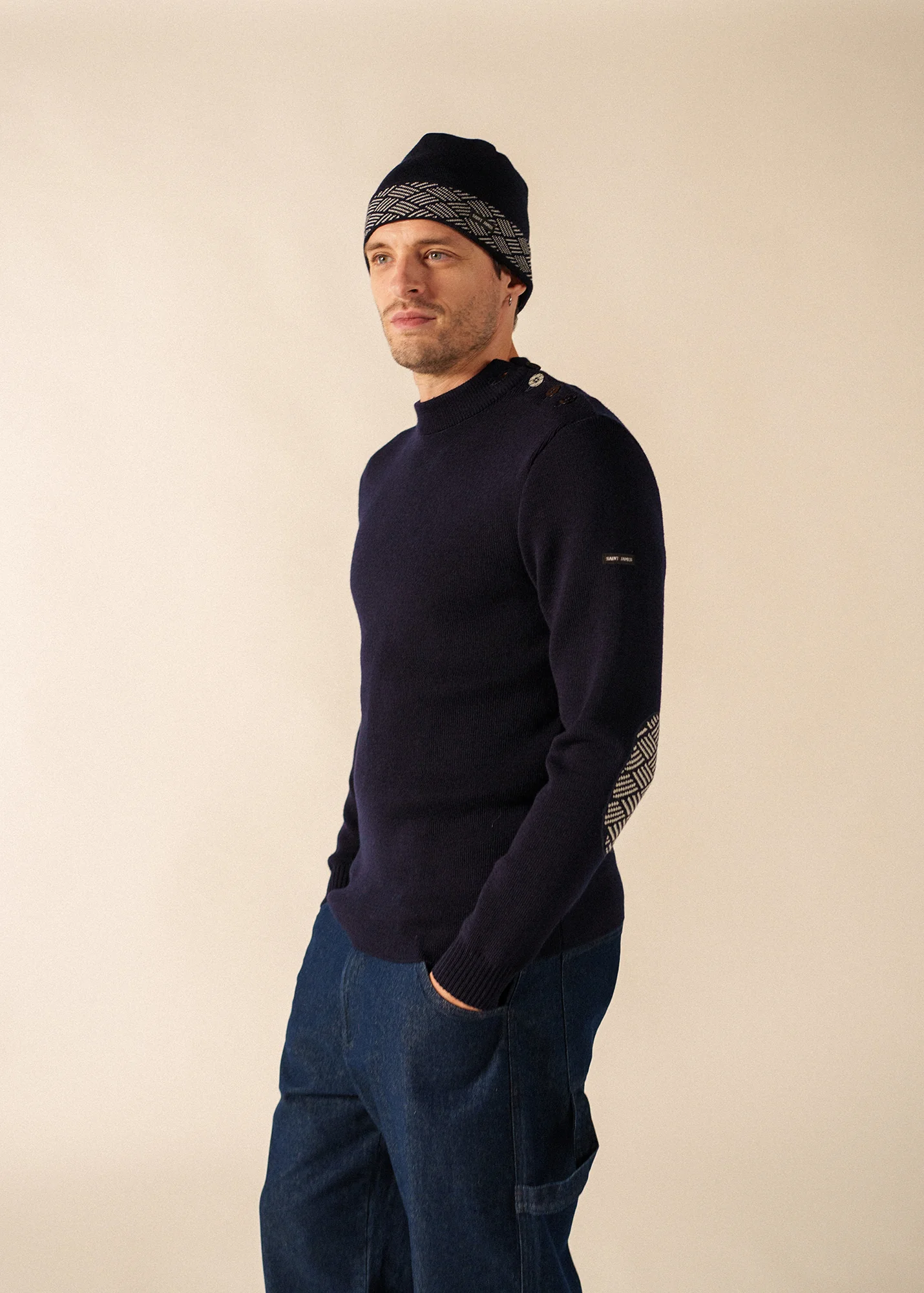 Pull marin Matelot Equipage (MARINE/ECRU) - Image 3