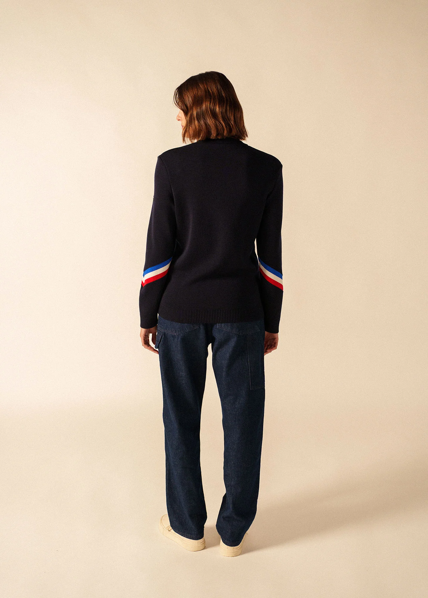 Pull Mondiovision x l'Elysée (NAVY/MULTICO) - Image 2