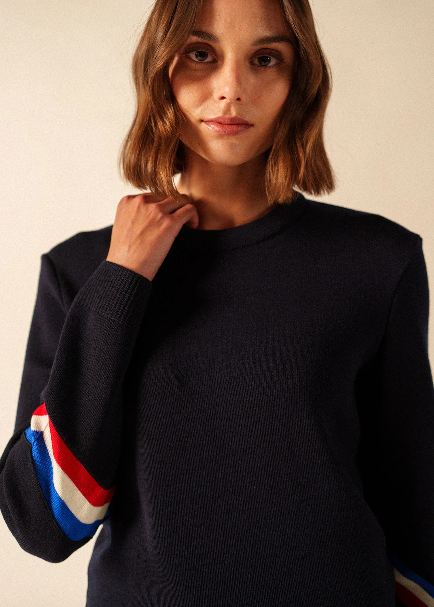 Pull Mondiovision x l'Elysée (NAVY/MULTICO) - Image 4