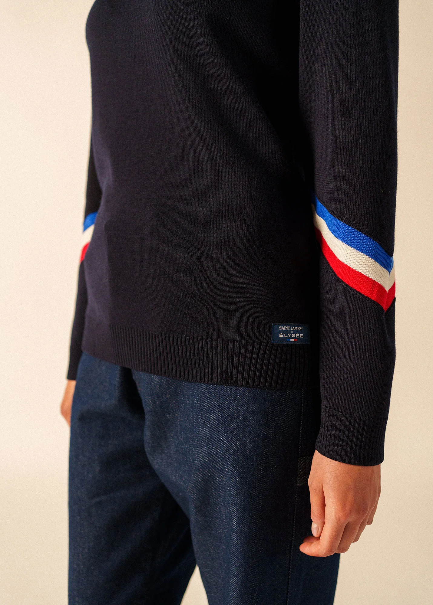 Pull Mondiovision x l'Elysée (NAVY/MULTICO) - Image 5