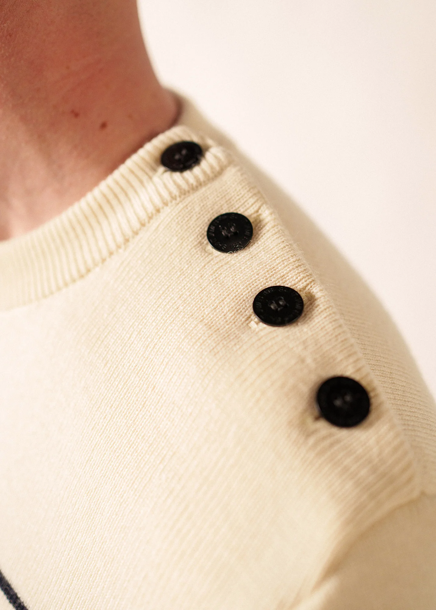 Pull marin Binic (ECRU/MARINE) - Image 4