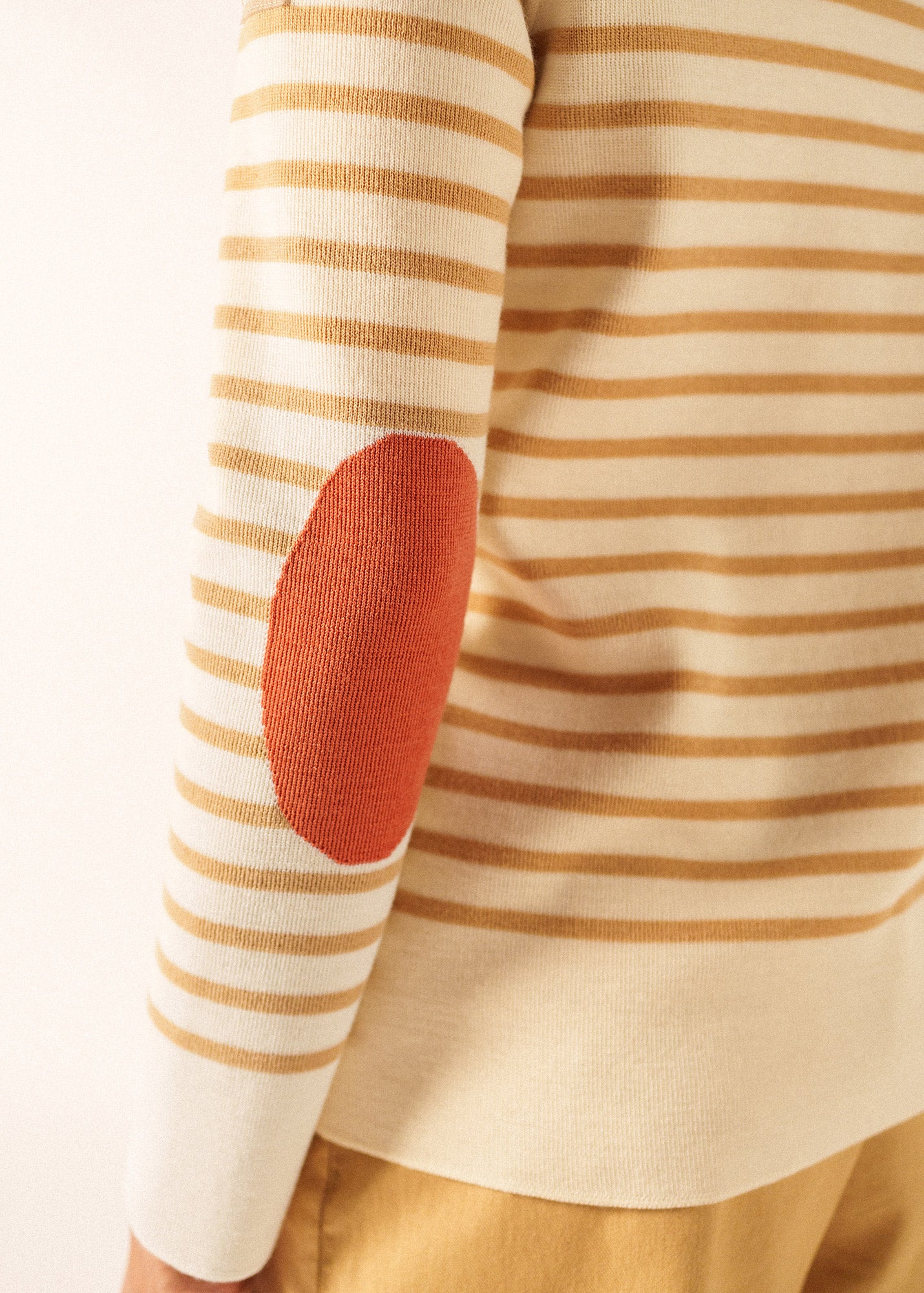 Pull marin Brégançon Pop (BLANC/TOILE/ARGILE) - Image 5