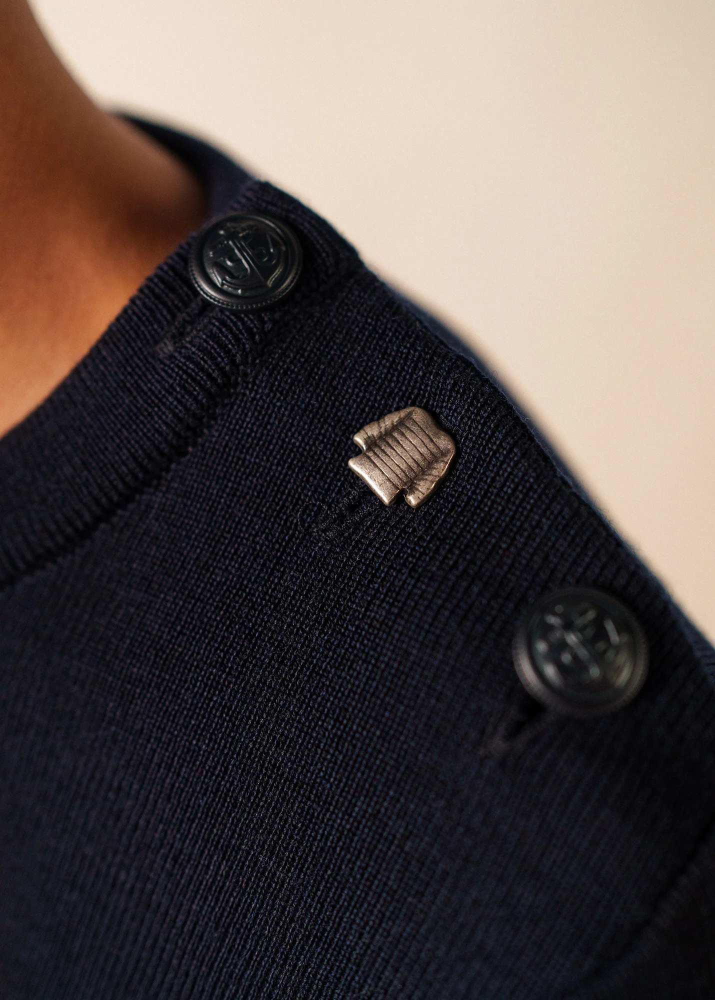 Pull marin Brégançon Pop (NAVY/BLANC/TULIPE) - Image 5