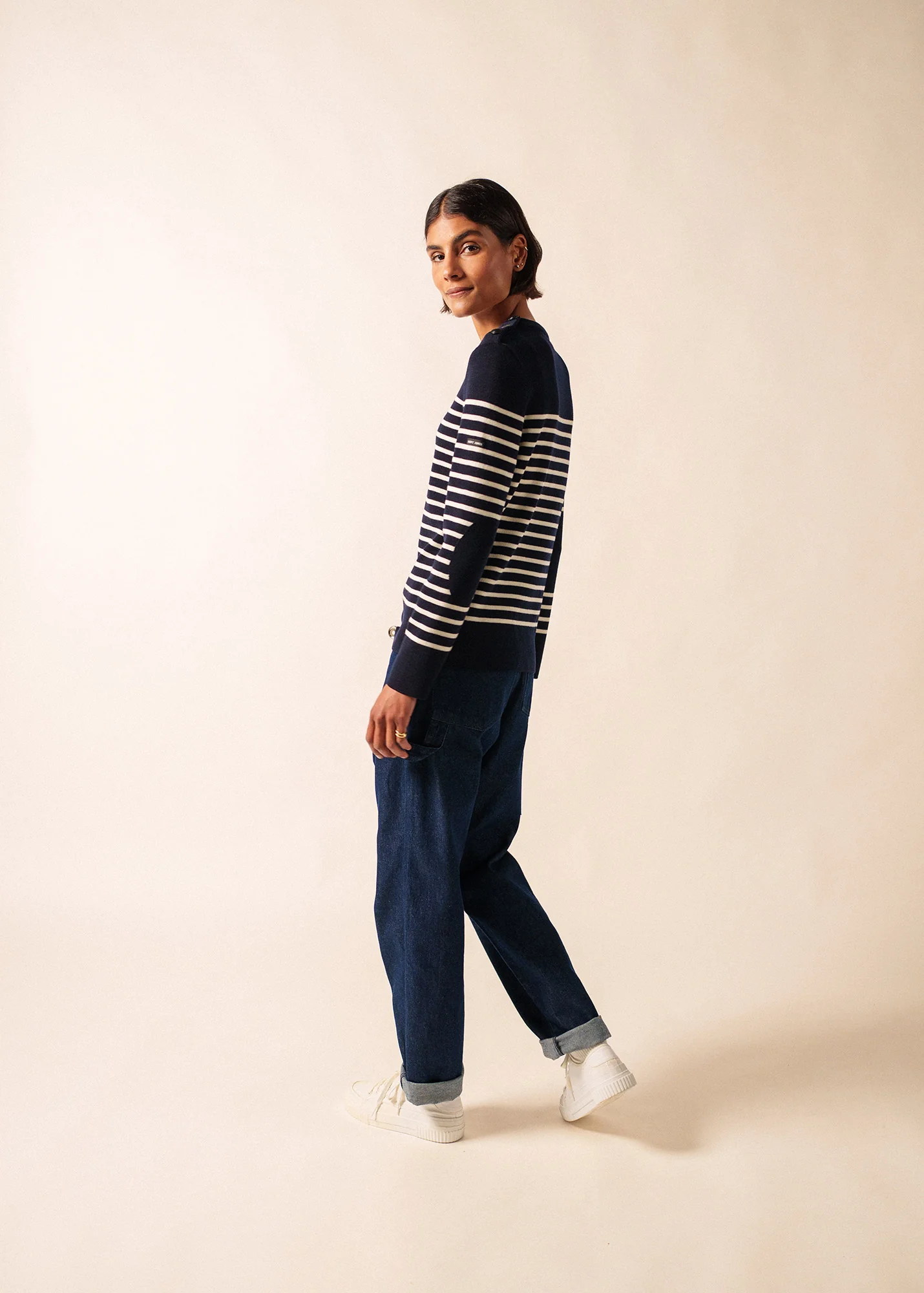 Pull marin Brégançon (NAVY/ECUME) - Image 2