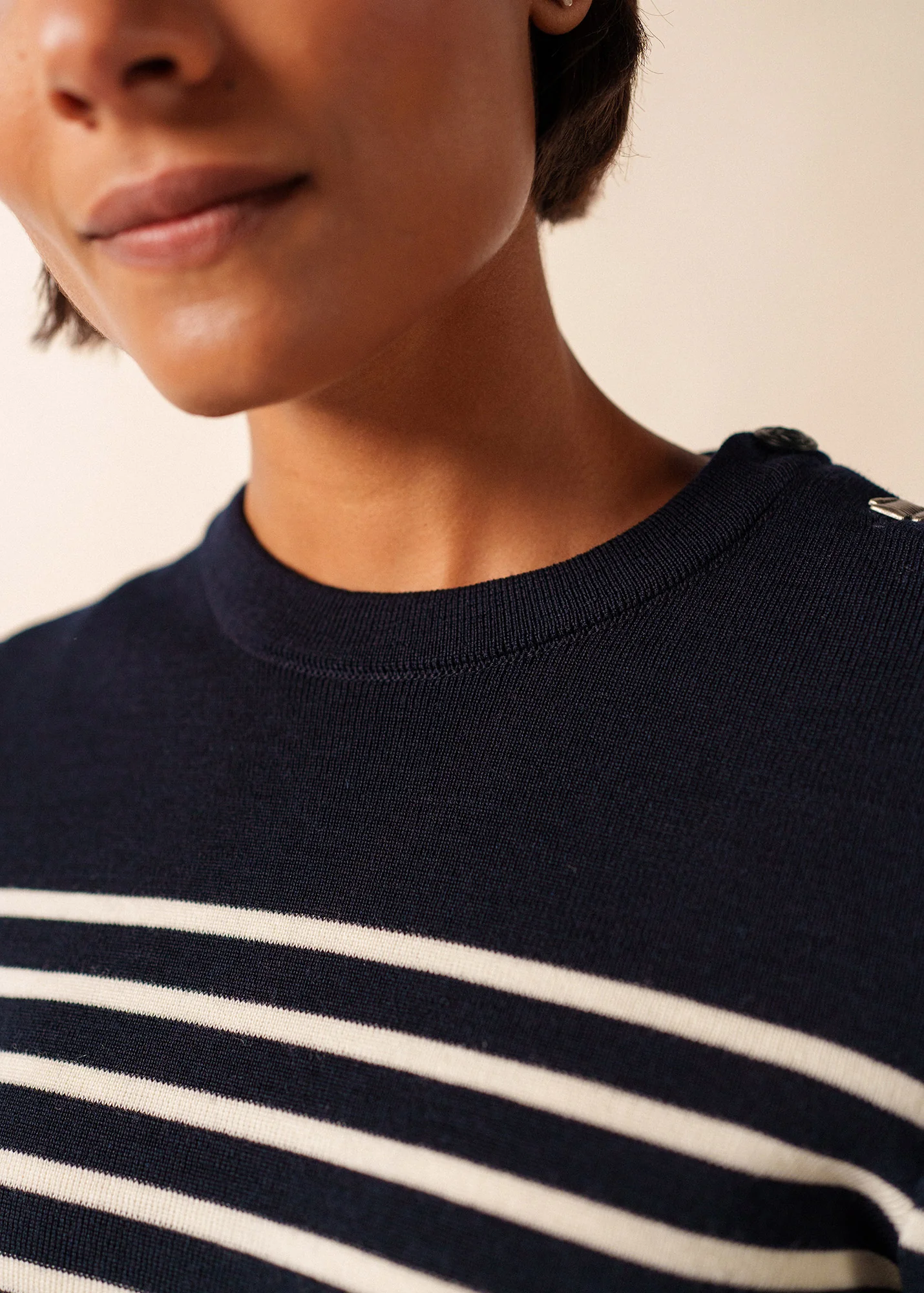 Pull marin Brégançon (NAVY/ECUME) - Image 4