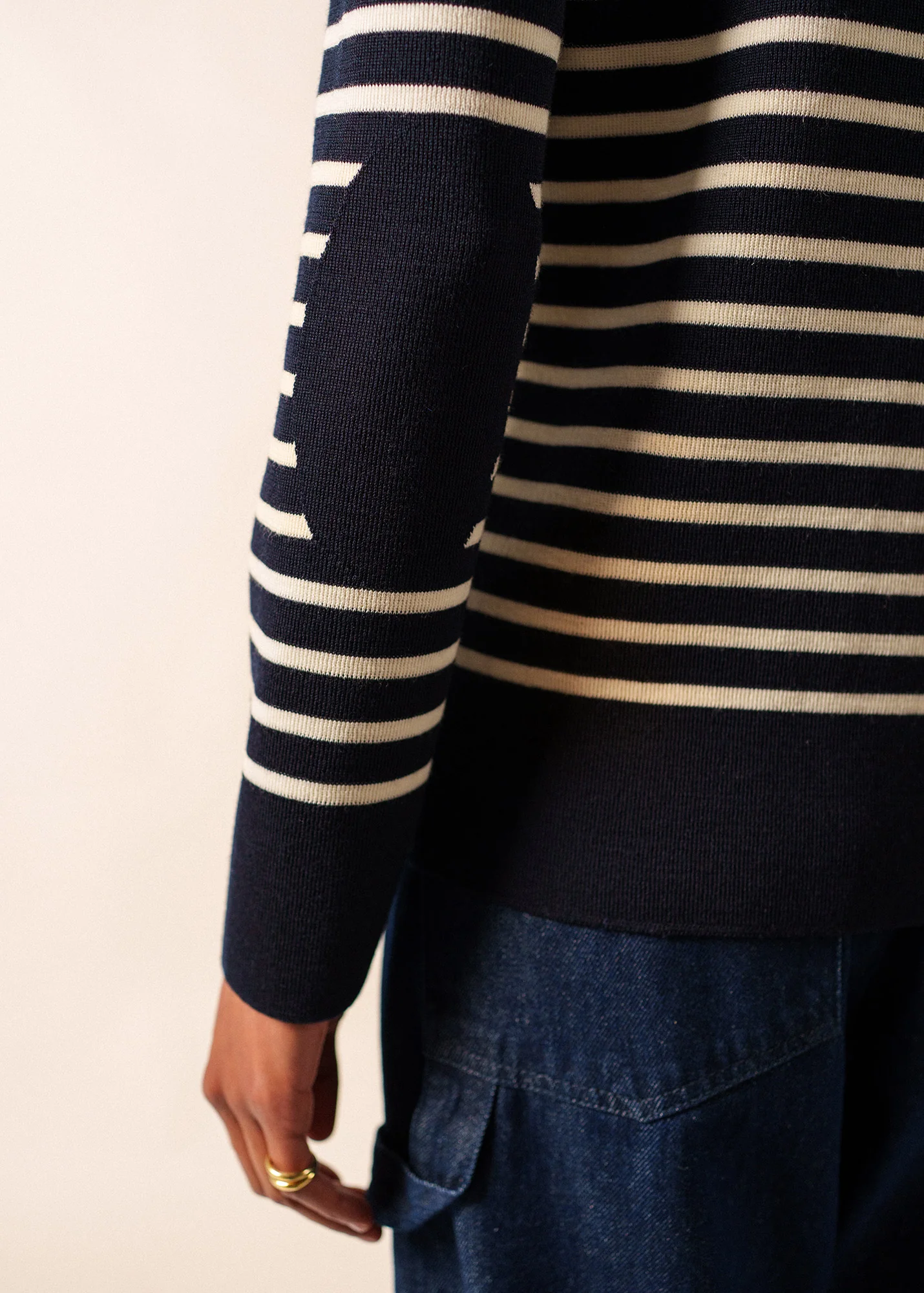 Pull marin Brégançon (NAVY/ECUME) - Image 7