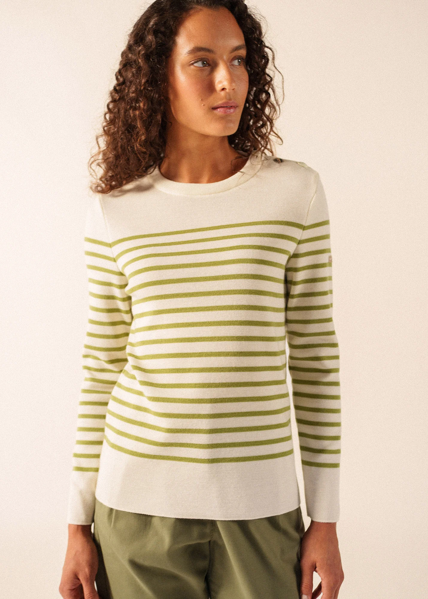 Pull marin Brégançon (BLANC/OIL) - Image 3