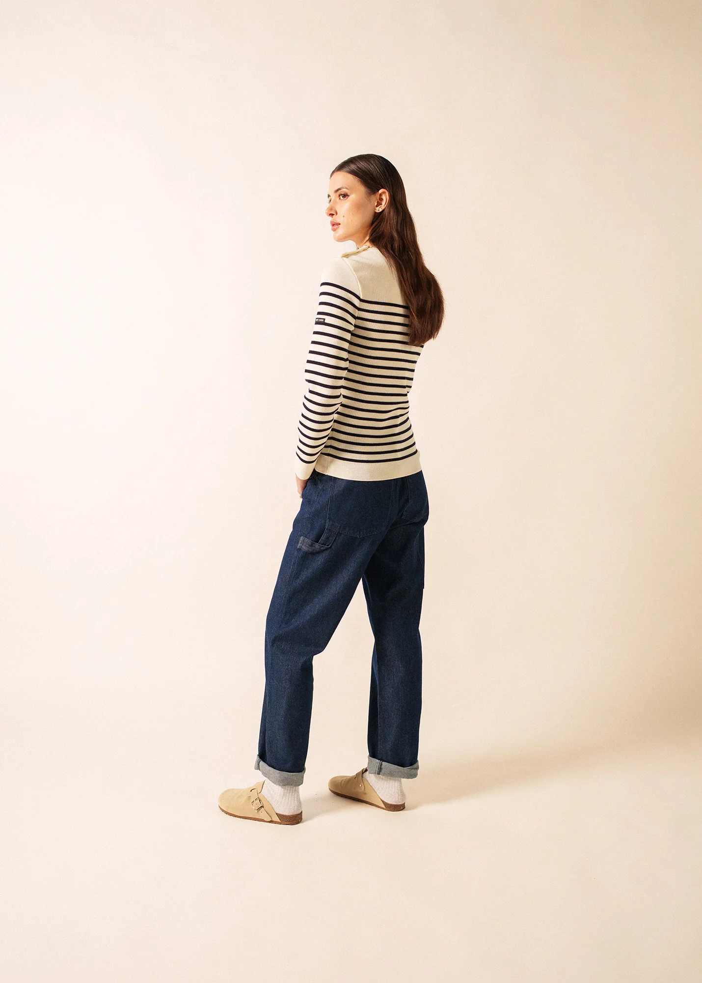 Pull marin Marée (ECUME/NAVY) - Image 2