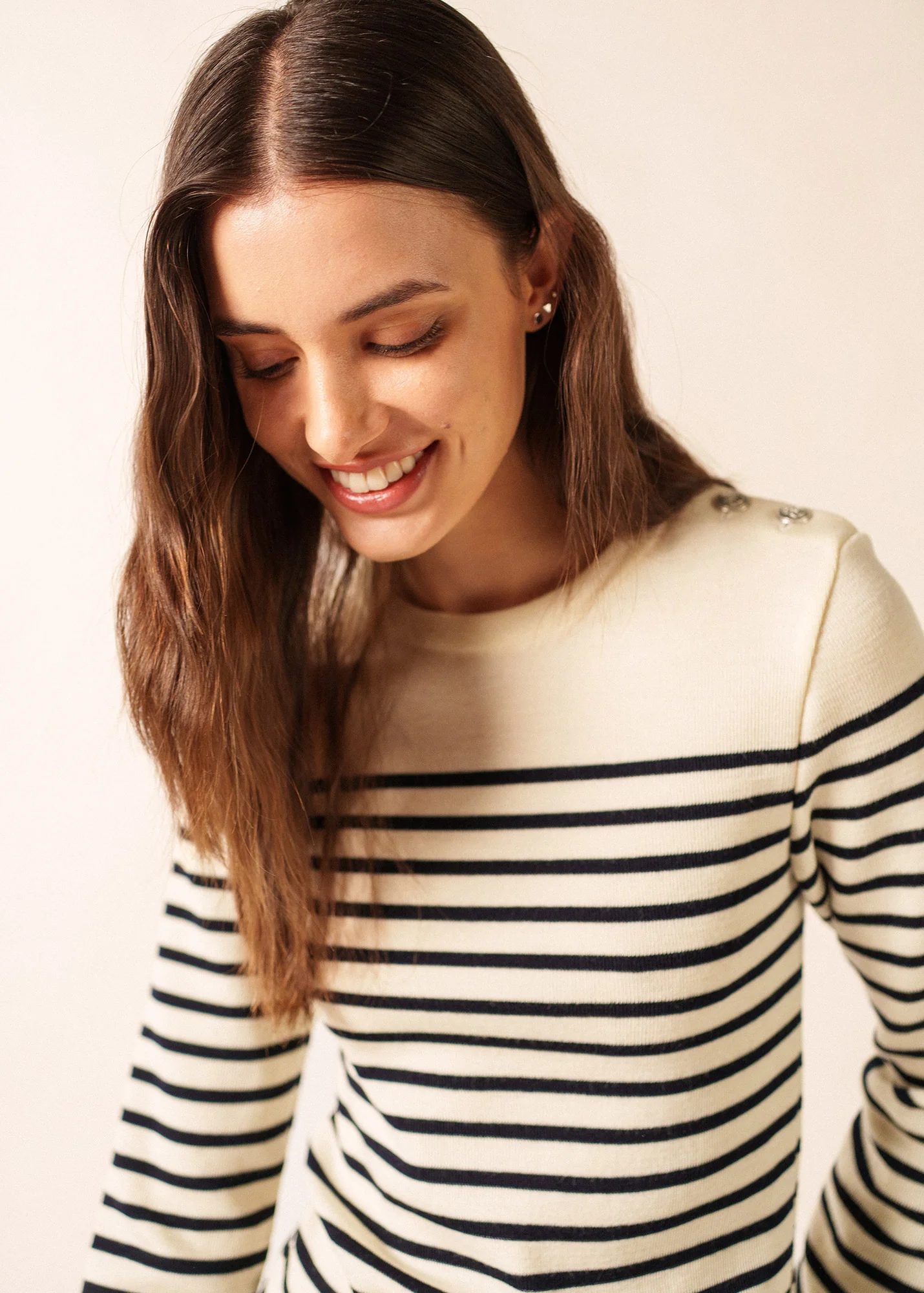 Pull marin Marée (ECUME/NAVY) - Image 3