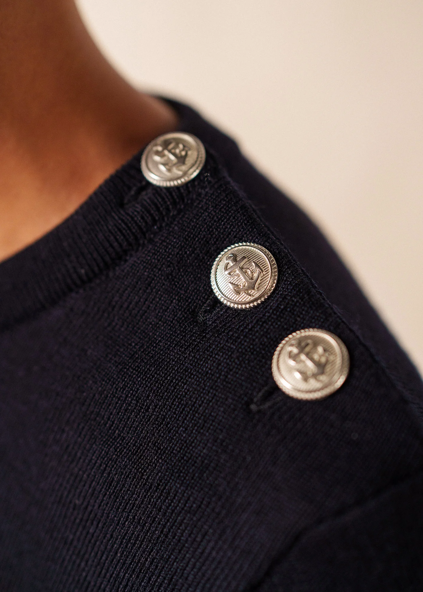 Pull marin Marée (NAVY/ECUME) - Image 4
