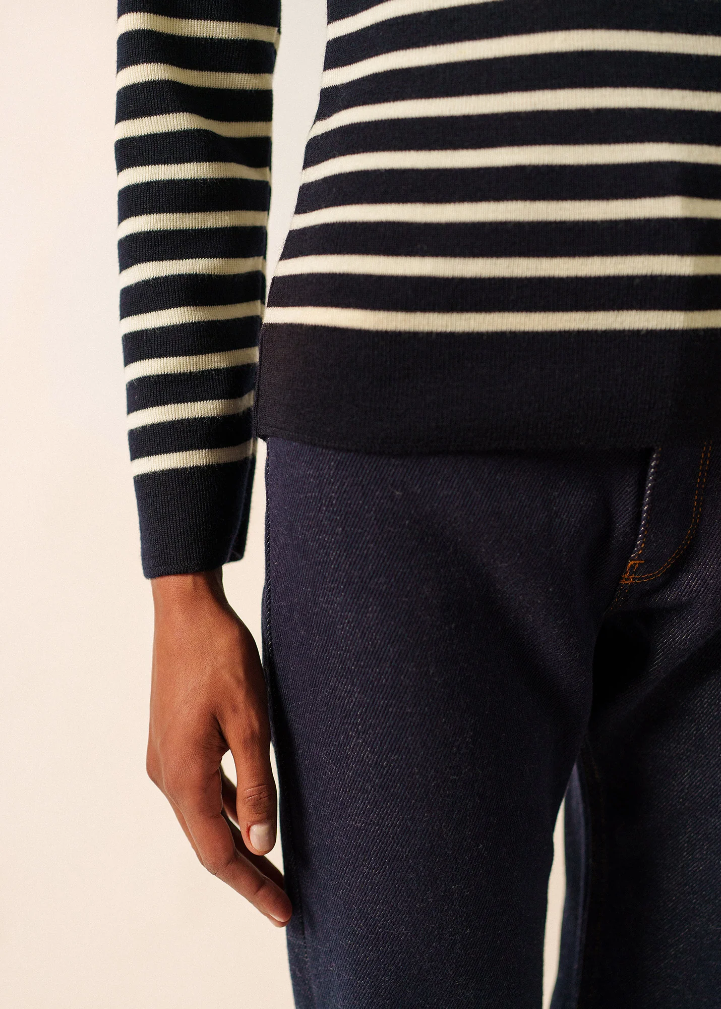 Pull marin Marée (NAVY/ECUME) - Image 5