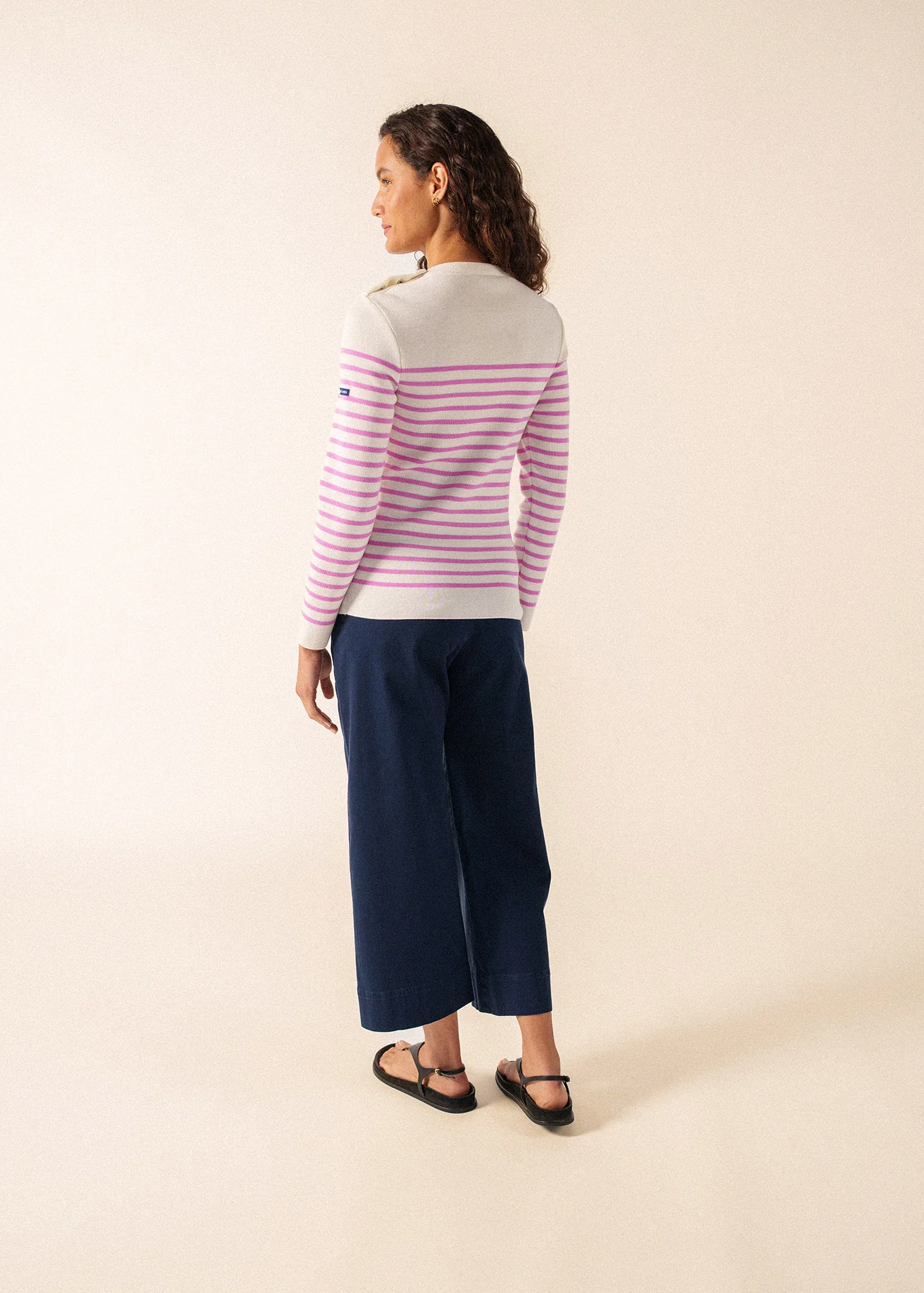 Pull marin Marée (BLANC/NACRE) - Image 2