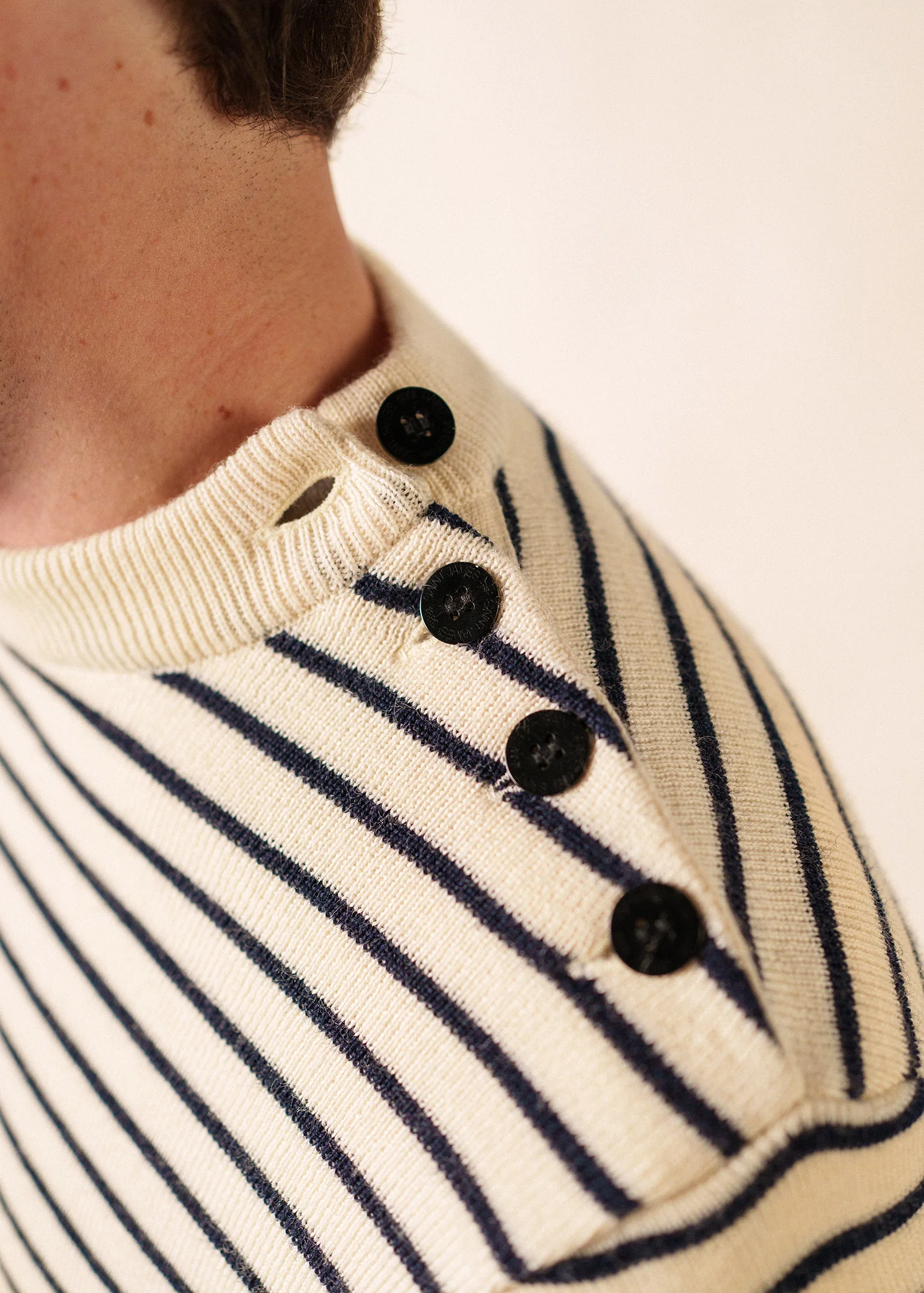 Pull marin Matelot (ECRU/MARINE) - Image 4