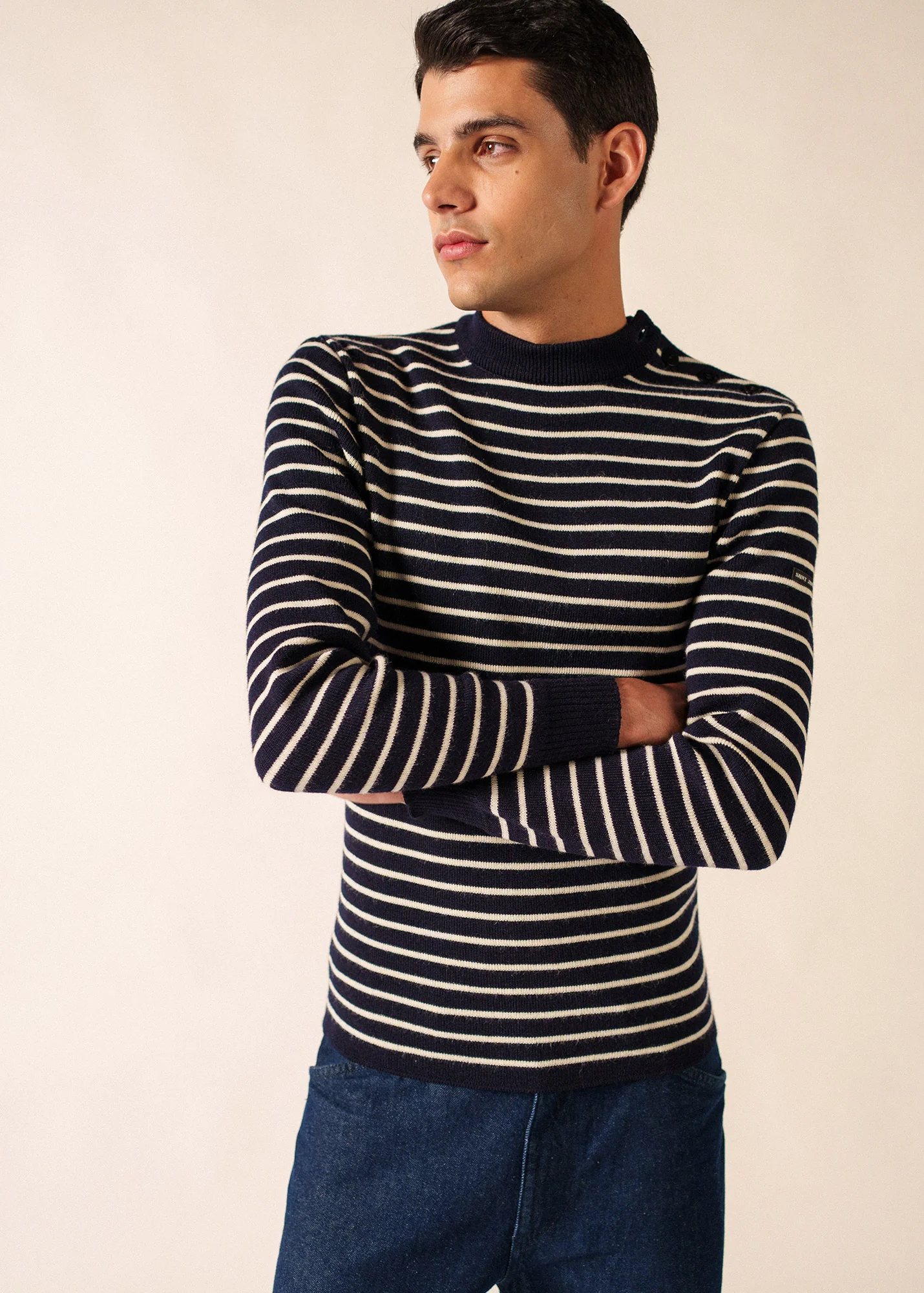 Pull marin Matelot (MARINE/ECRU) - Image 3