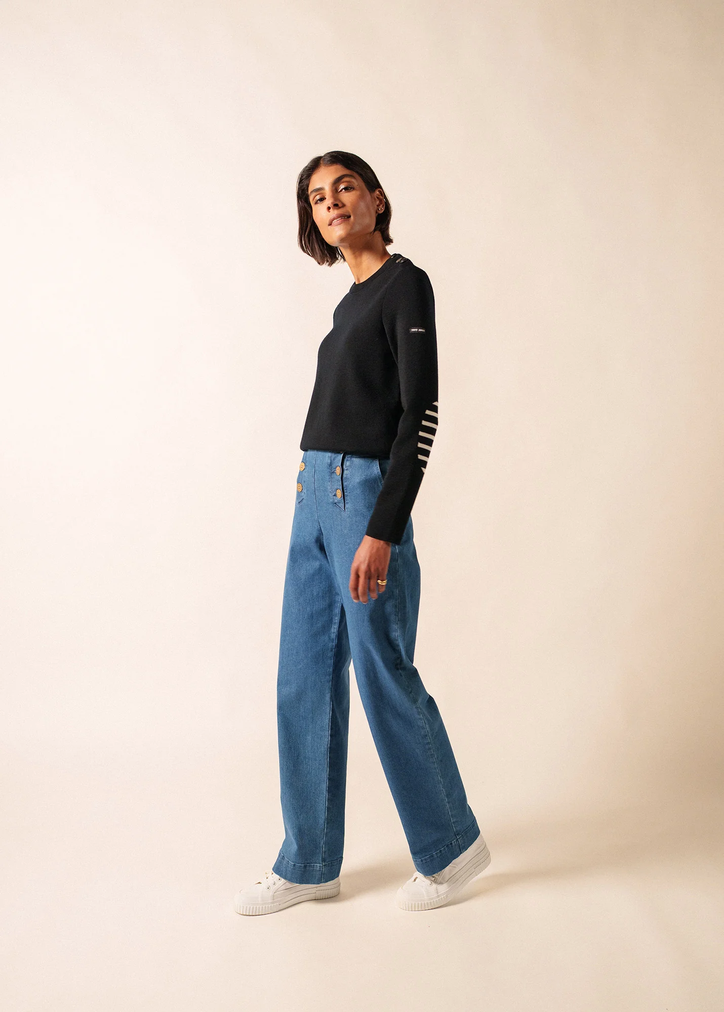 Pull marin Brégançon (NOIR) - Image 3