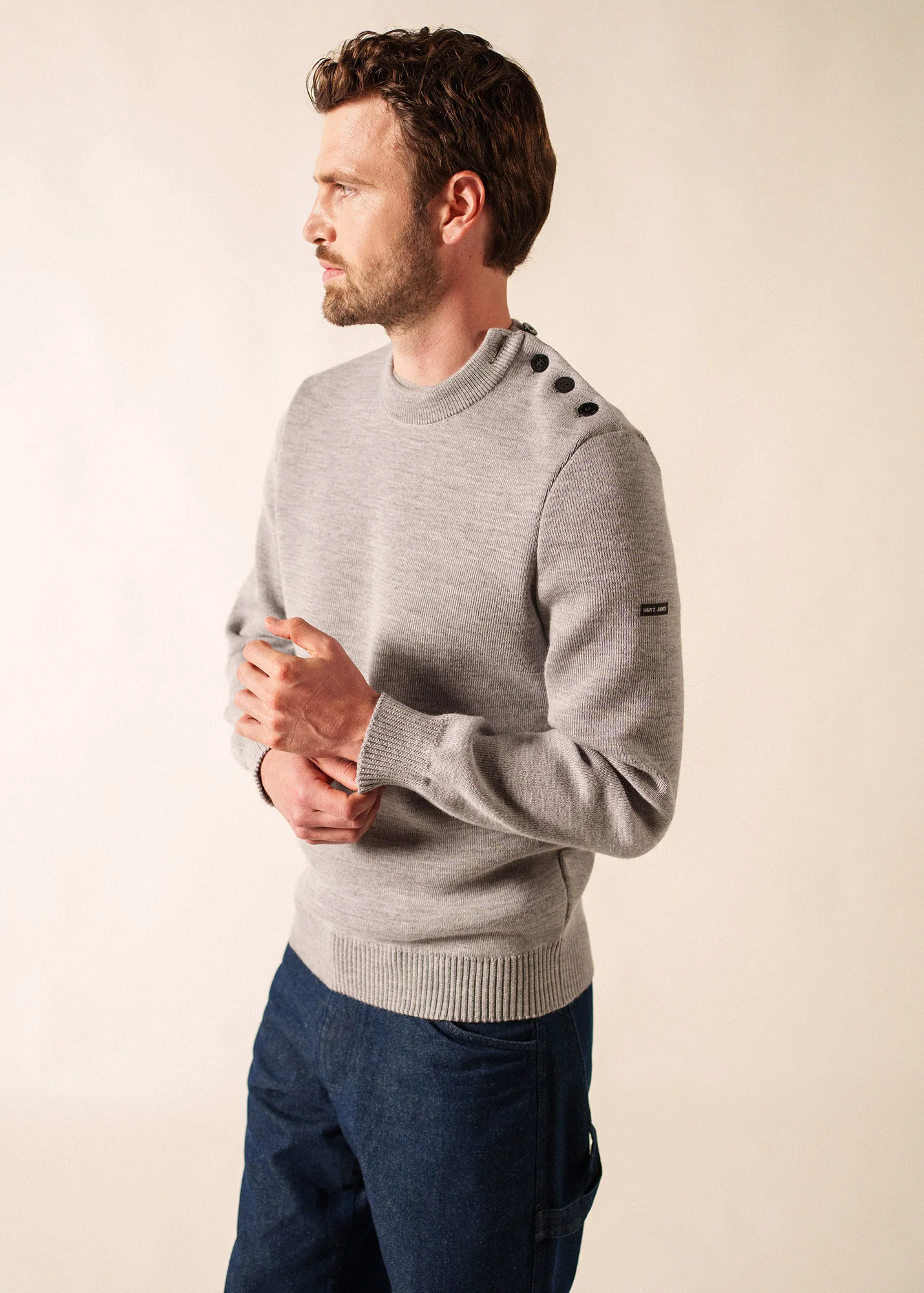 Pull marin Cancale (GRIS CLAIR) - Image 3