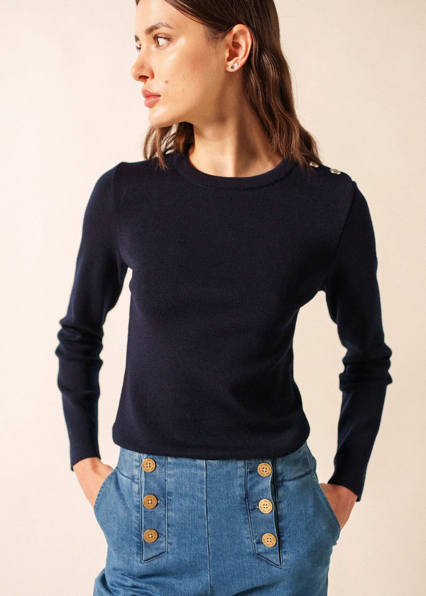 Pull marin Marée (NAVY) - Image 3