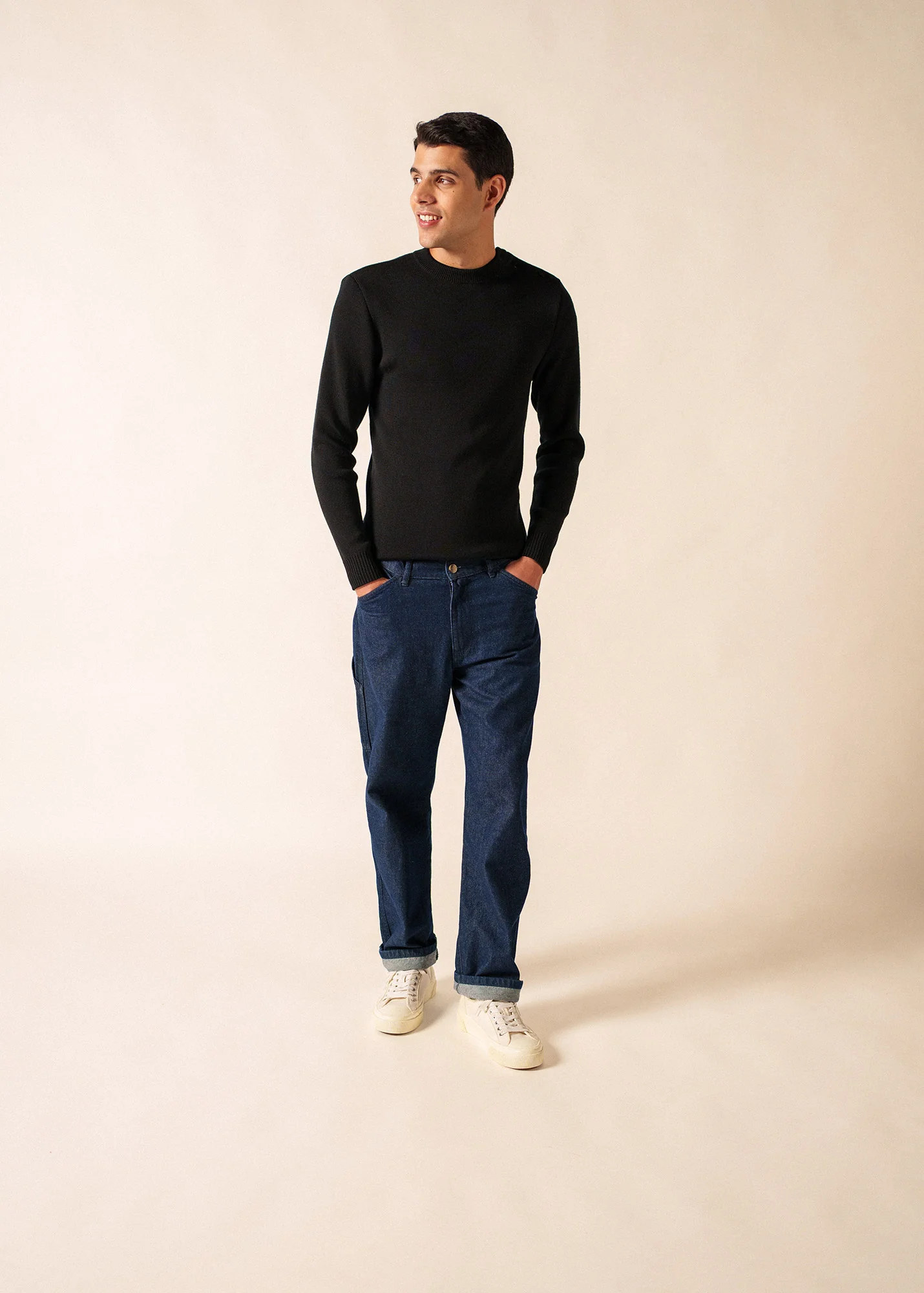 Pull marin Rochefort (NOIR)