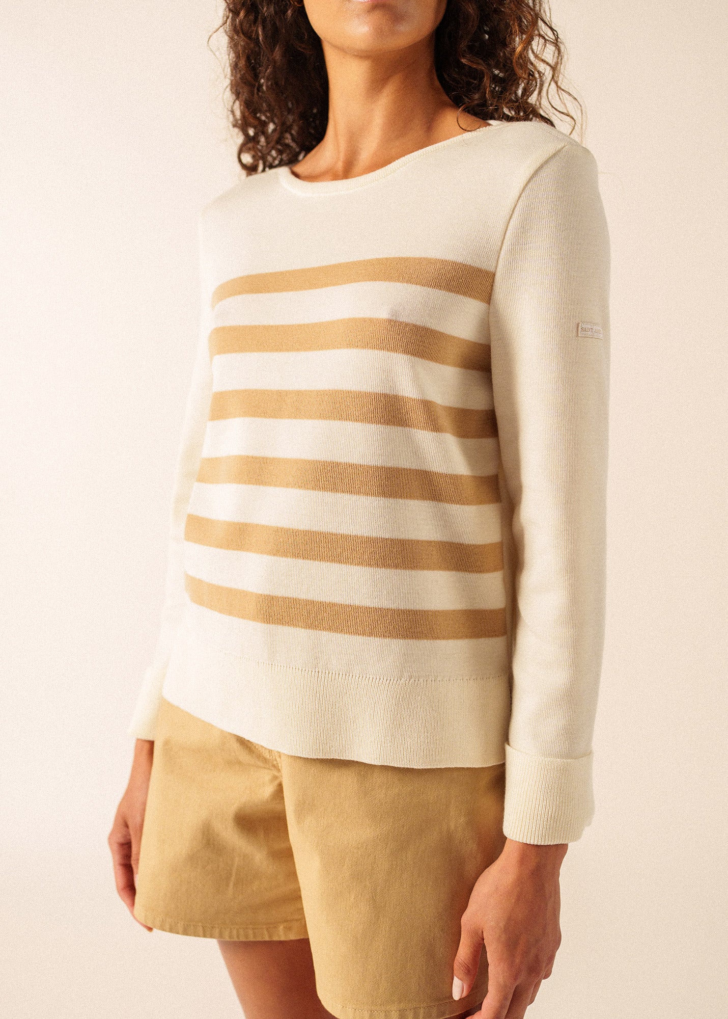 Pull Marseillan (BLANC/TOILE) - Image 3