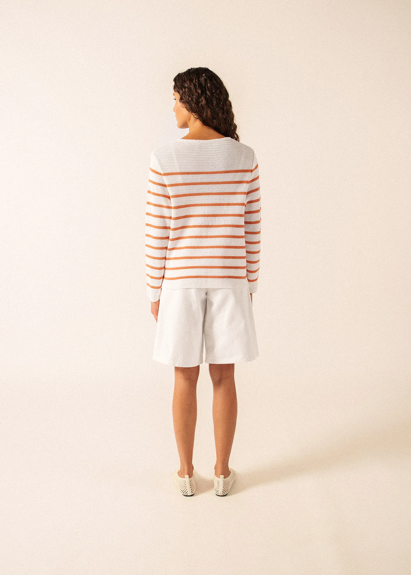 Pull Martigues (BLANC/ARGILE) - Image 2