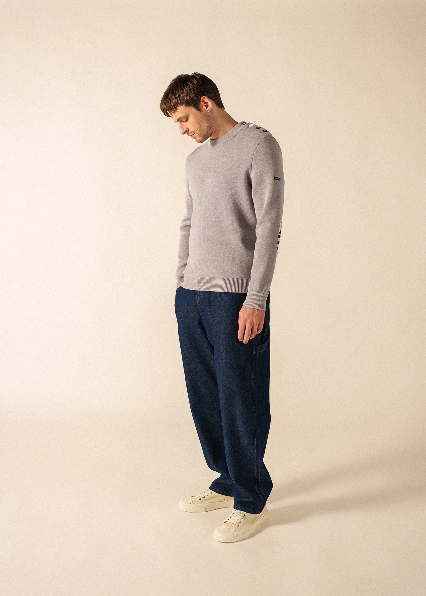 Pull Mondiovision Bretagne (PERLE CHINE/MULTICO)