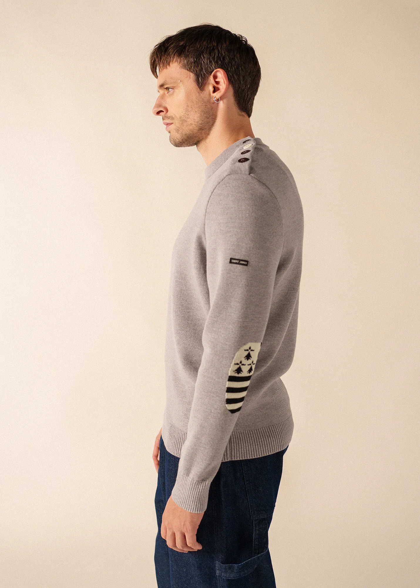 Pull Mondiovision Bretagne (PERLE CHINE/MULTICO) - Image 3