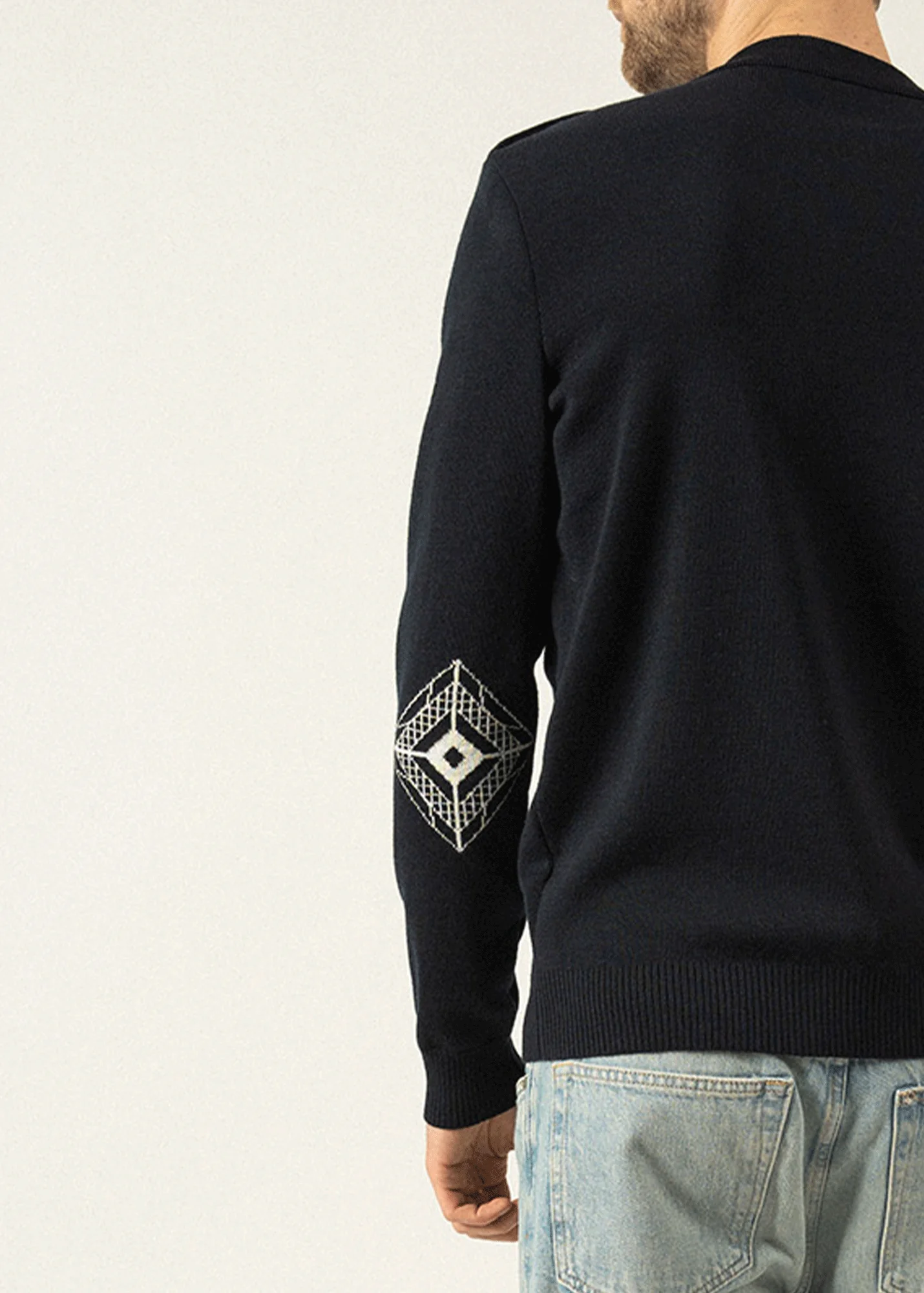 Pull Mondiovision x La tour Eiffel (NAVY/ECUME) - Image 4
