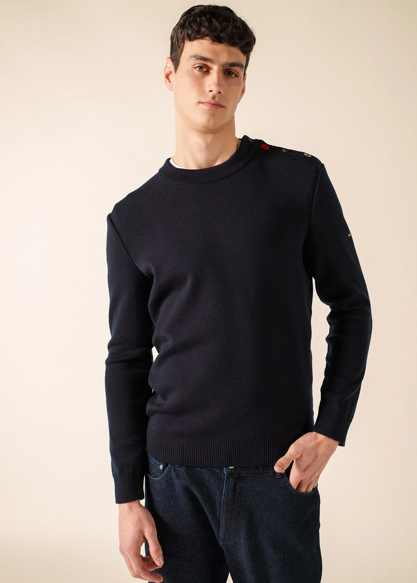 Pull Mondiovision Normandie (NAVY/MULTICO) - Image 4