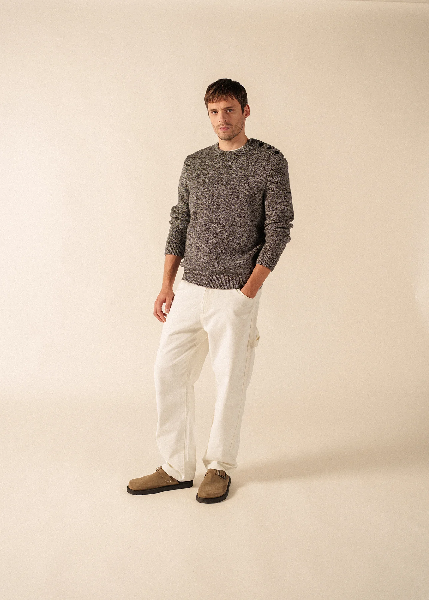 Pull marin Cancale (NAVY/ECRU) - Image 3