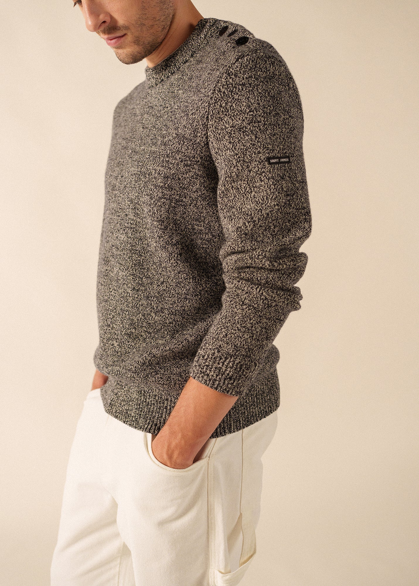 Pull marin Cancale (NAVY/ECRU) - Image 4