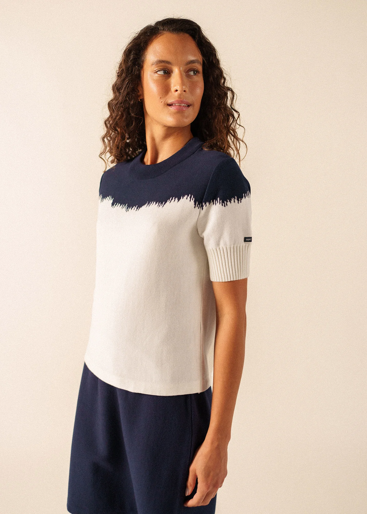 Pull Nicosie x Isabelle Ballu (ECUME/MARINE) - Image 3