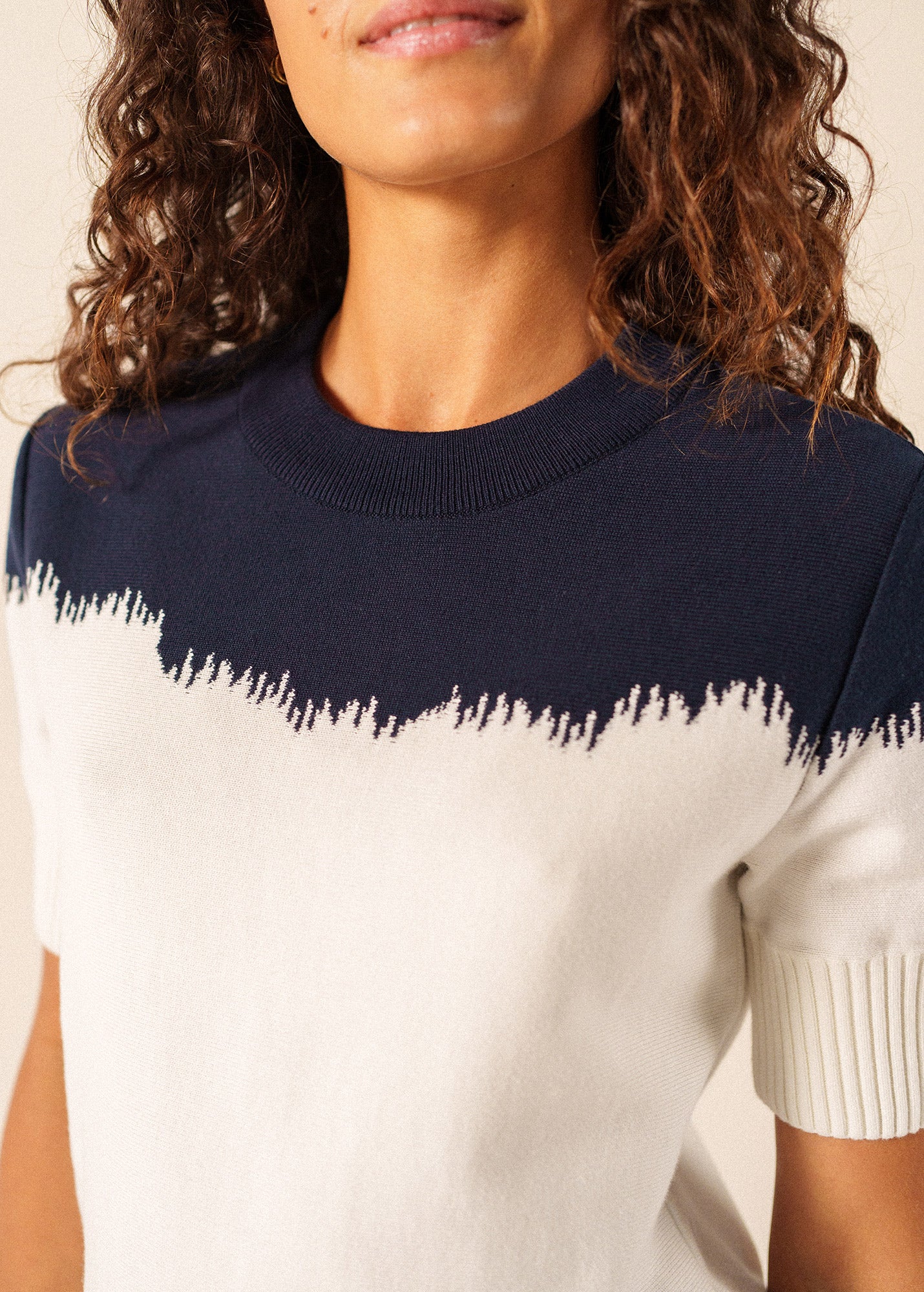 Pull Nicosie x Isabelle Ballu (ECUME/MARINE) - Image 4