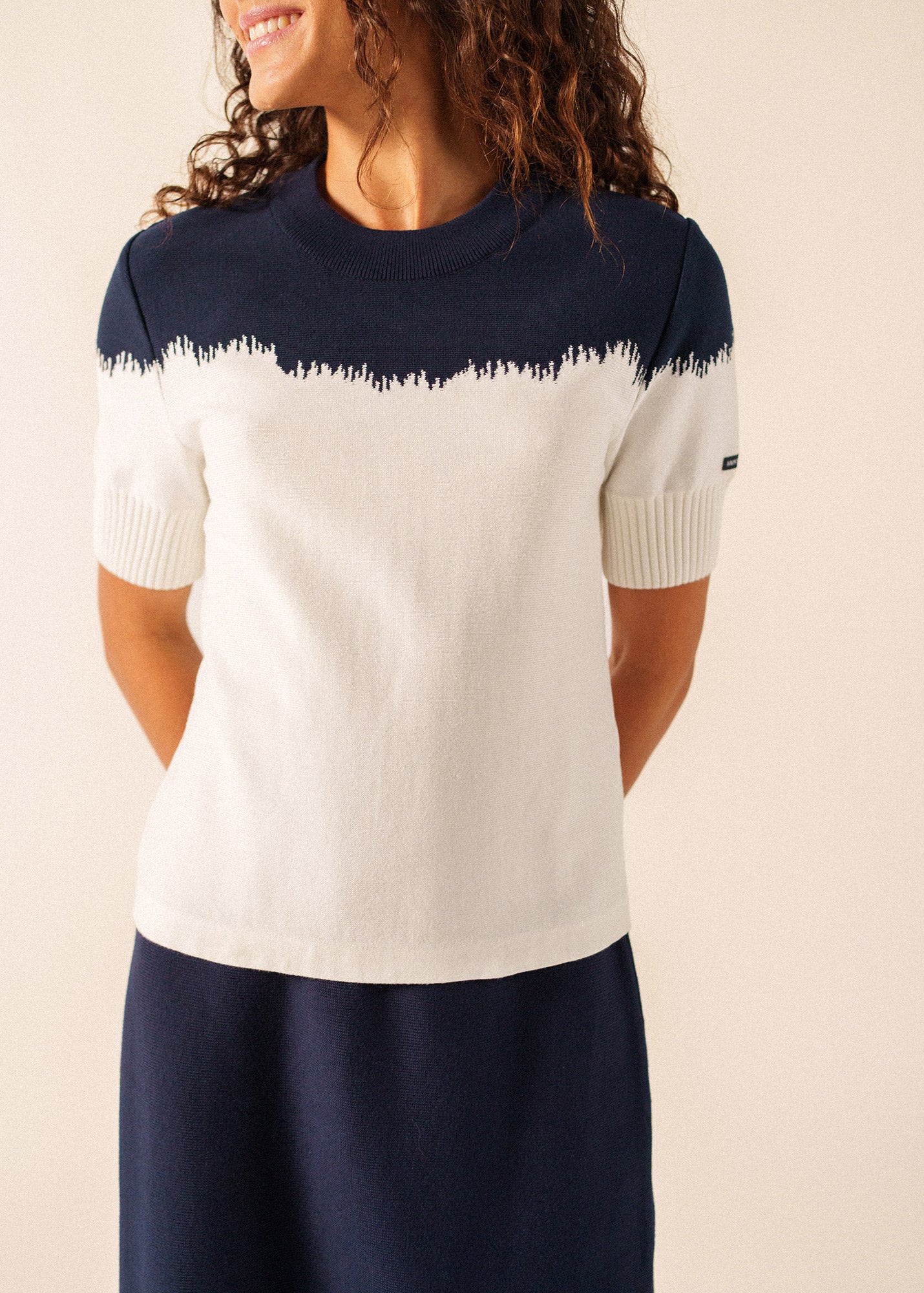 Pull Nicosie x Isabelle Ballu (ECUME/MARINE) - Image 5