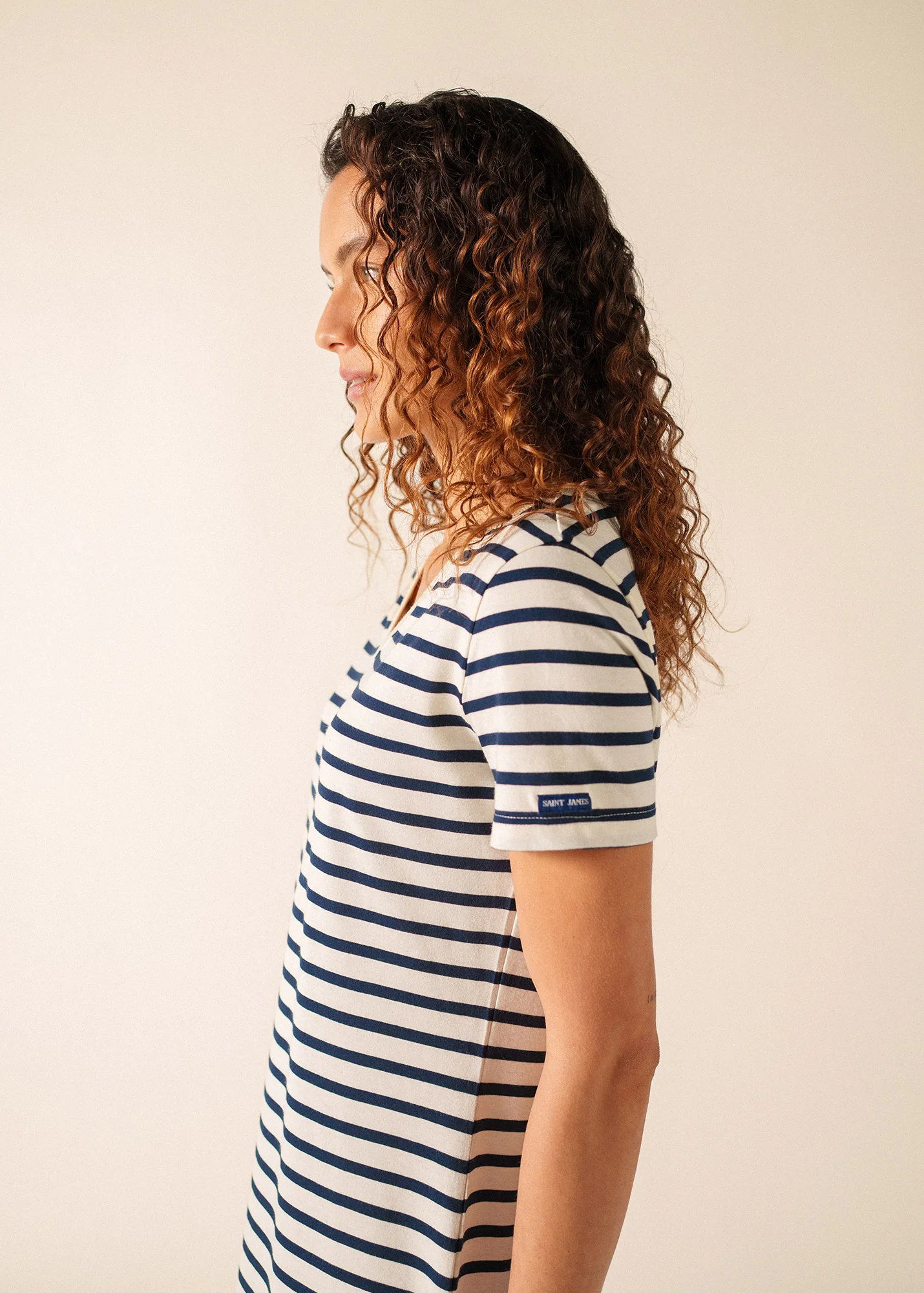 Robe Eze (ECRU/MARINE) - Image 3