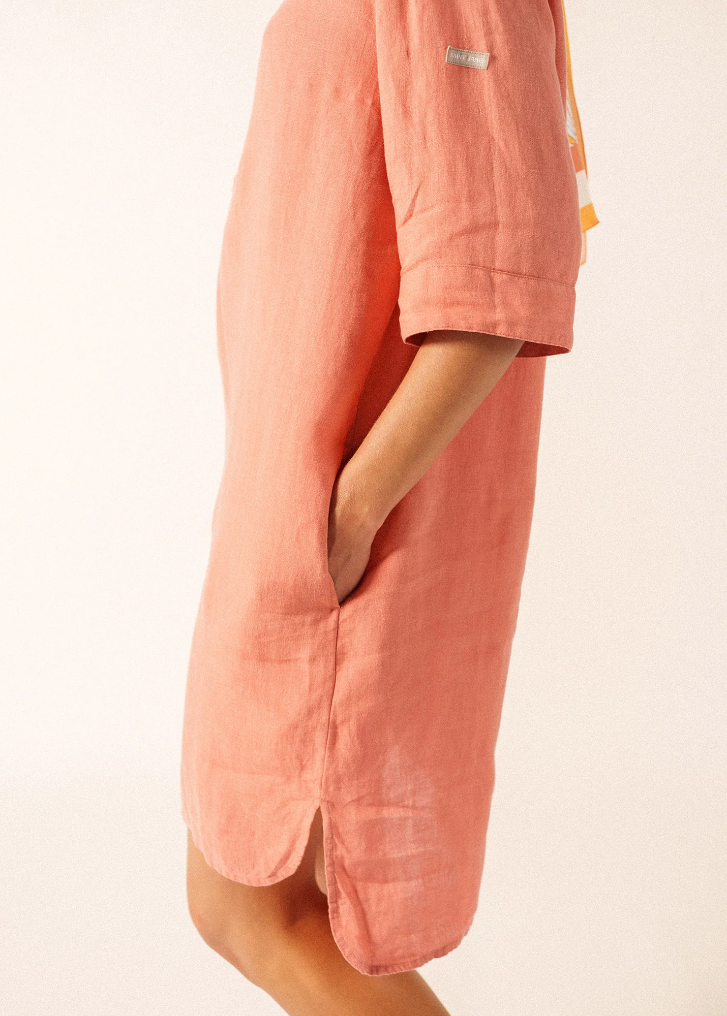 Robe Léonie lin (ARGILE) - Image 5