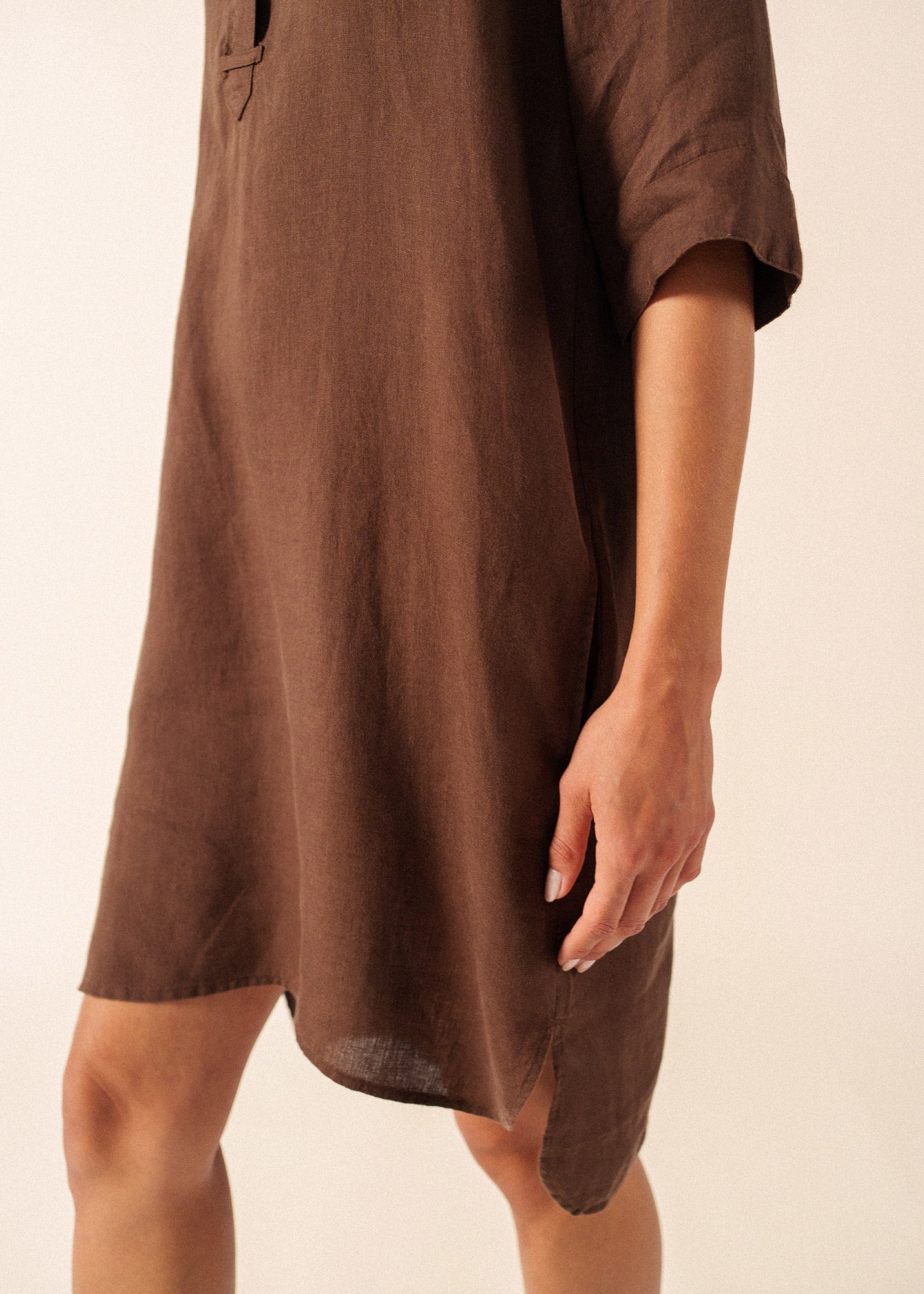 Robe Léonie lin (EXPRESSO) - Image 5