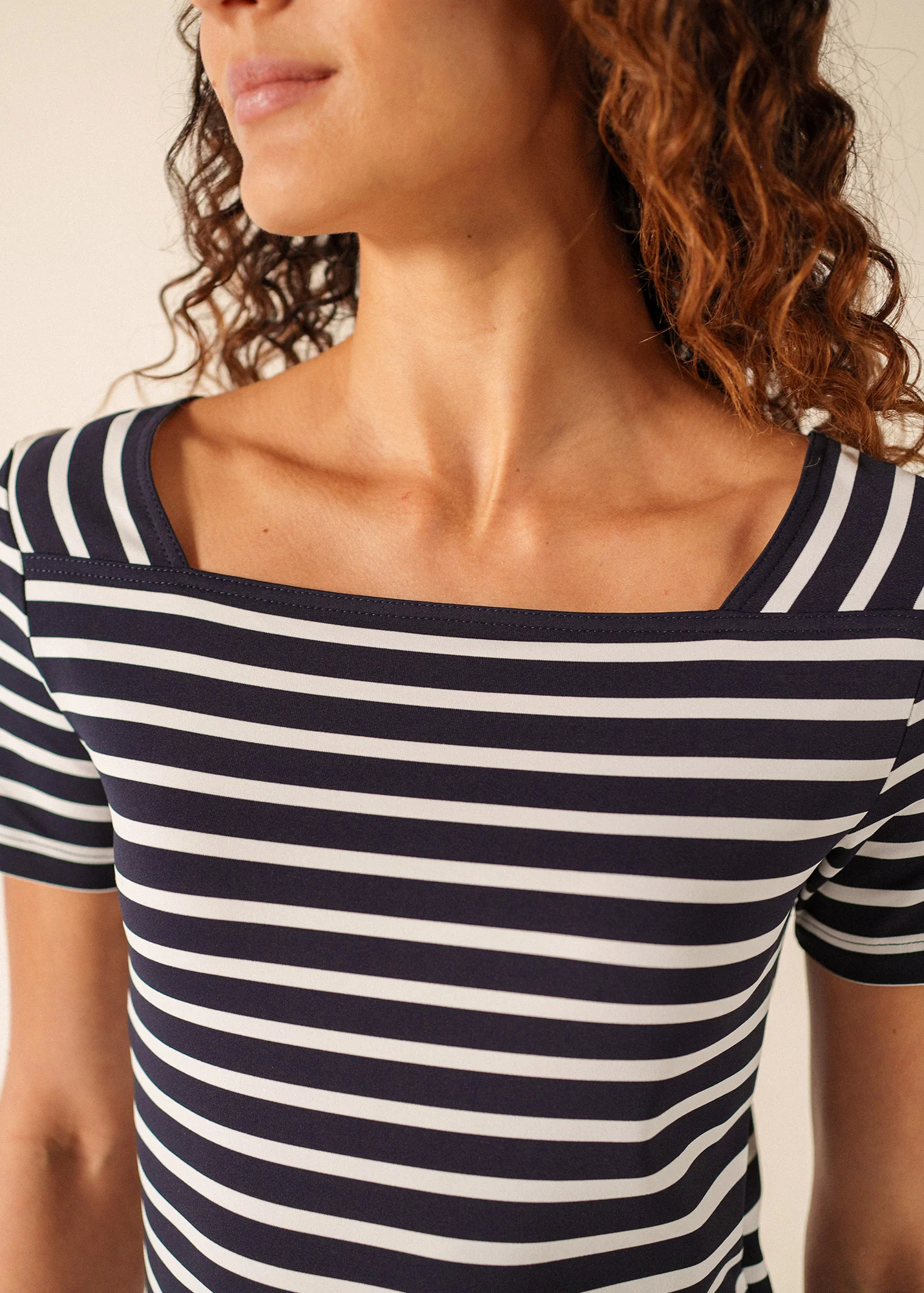 Robe Tolède (NAVY/NEIGE) - Image 3