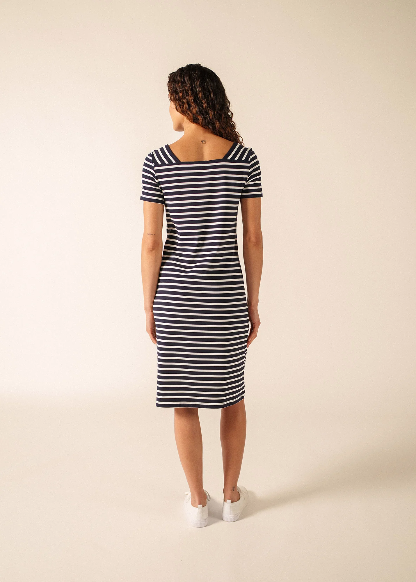 Robe Tolède (NAVY/NEIGE) - Image 4