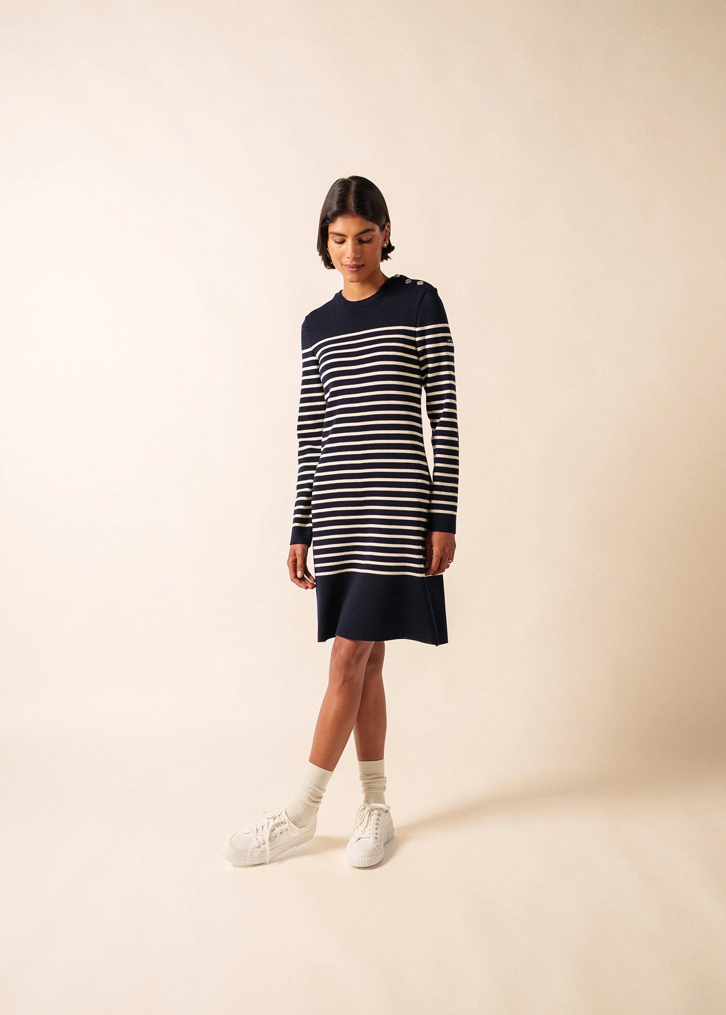 Robe Grande Marée (NAVY/ECUME) - Image 3