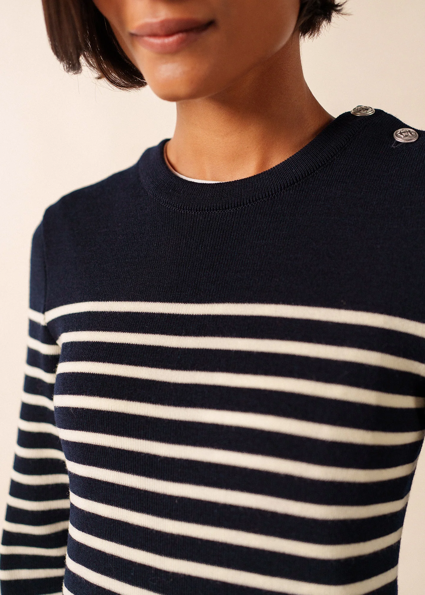 Robe Grande Marée (NAVY/ECUME) - Image 4