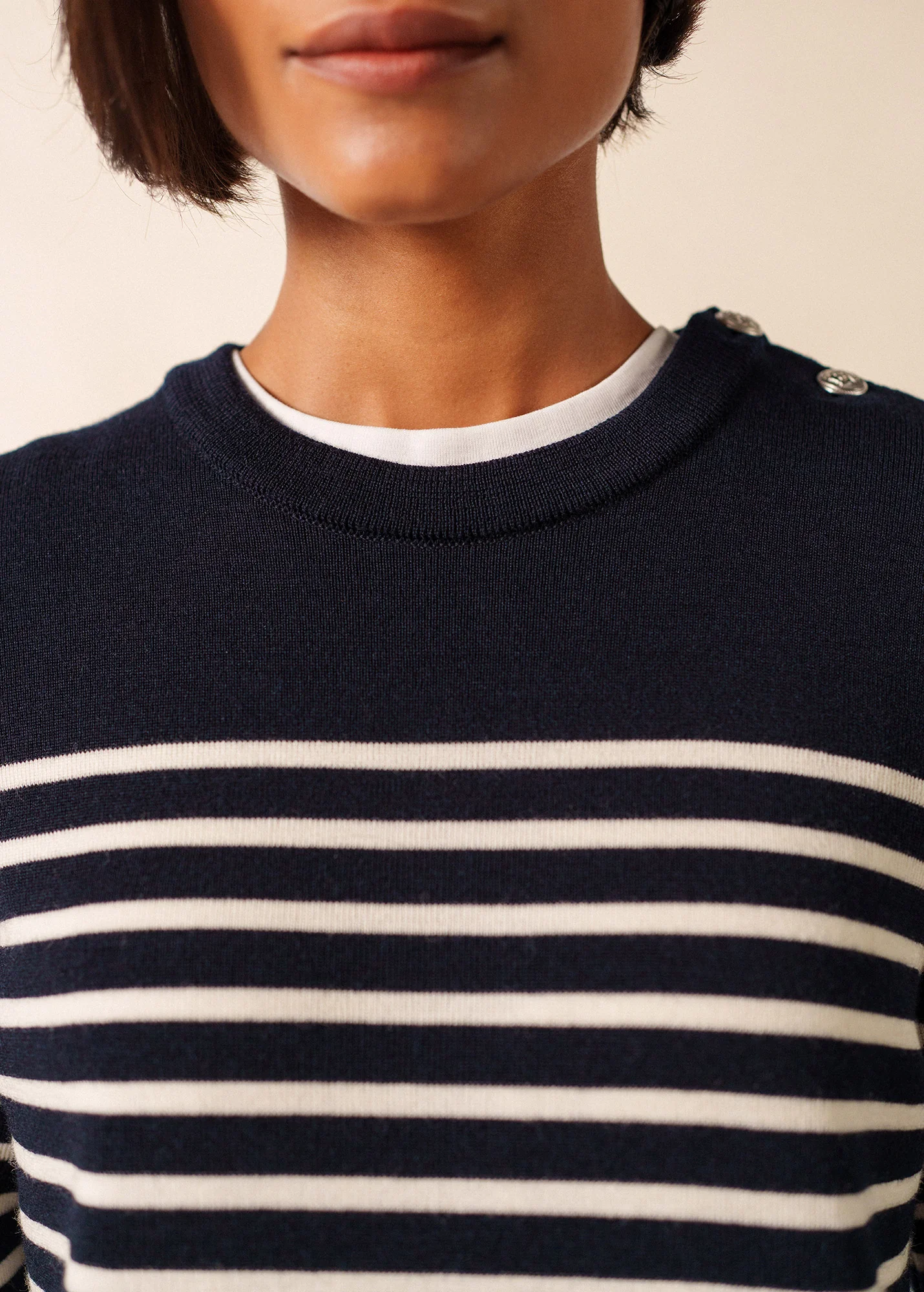Robe longue Marée (NAVY/ECUME) - Image 4