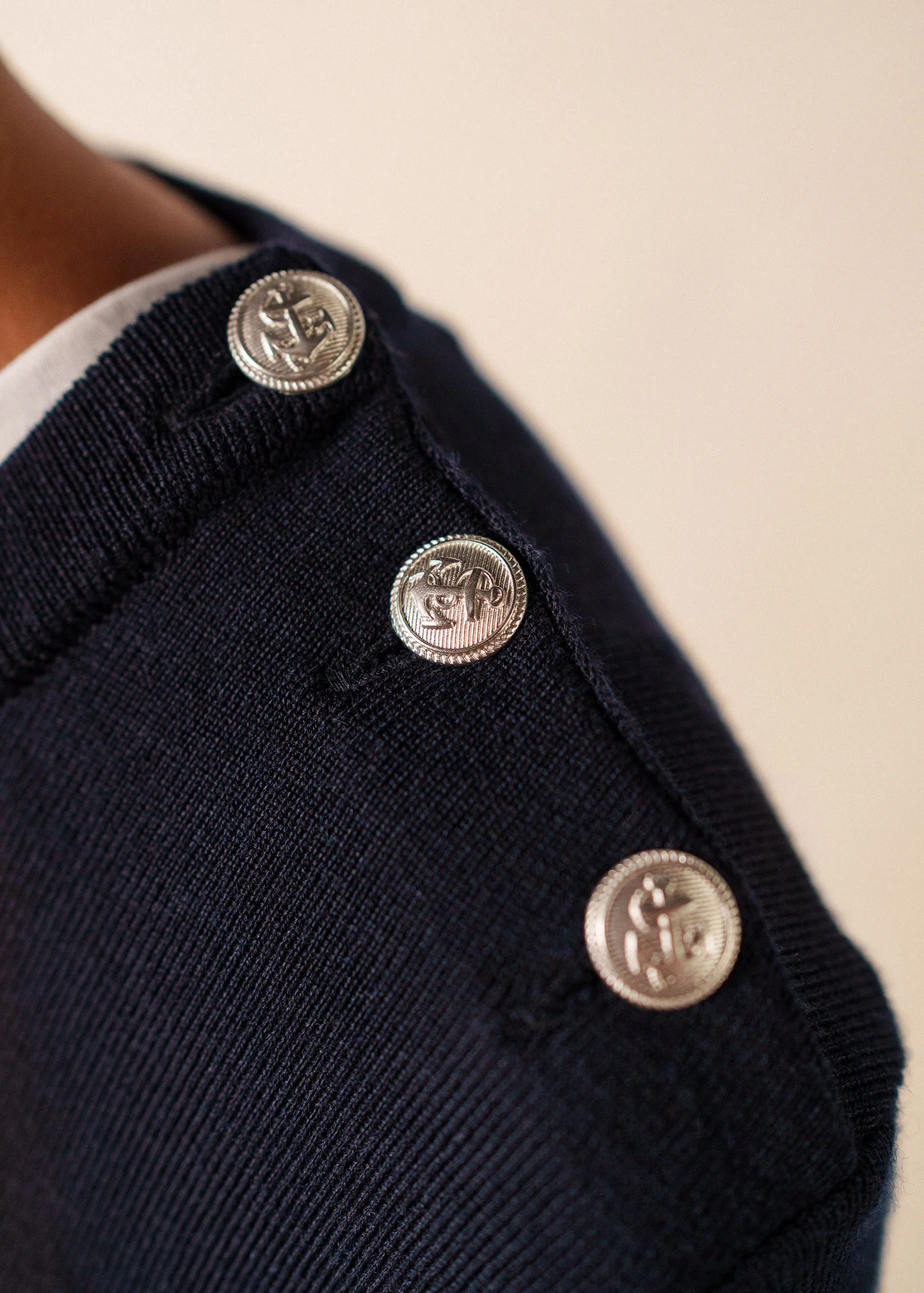 Robe longue Marée (NAVY/ECUME) - Image 5