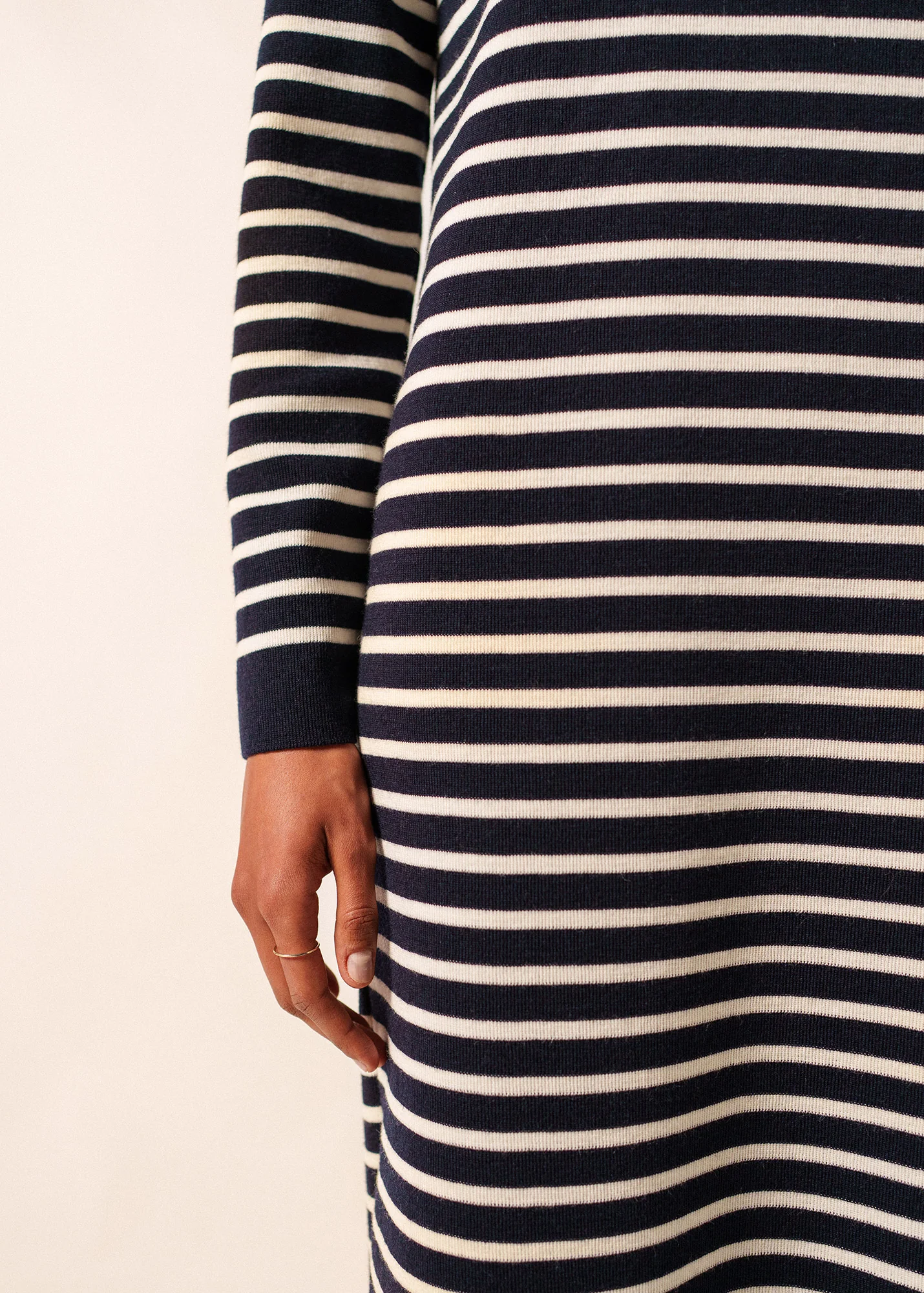 Robe longue Marée (NAVY/ECUME) - Image 6