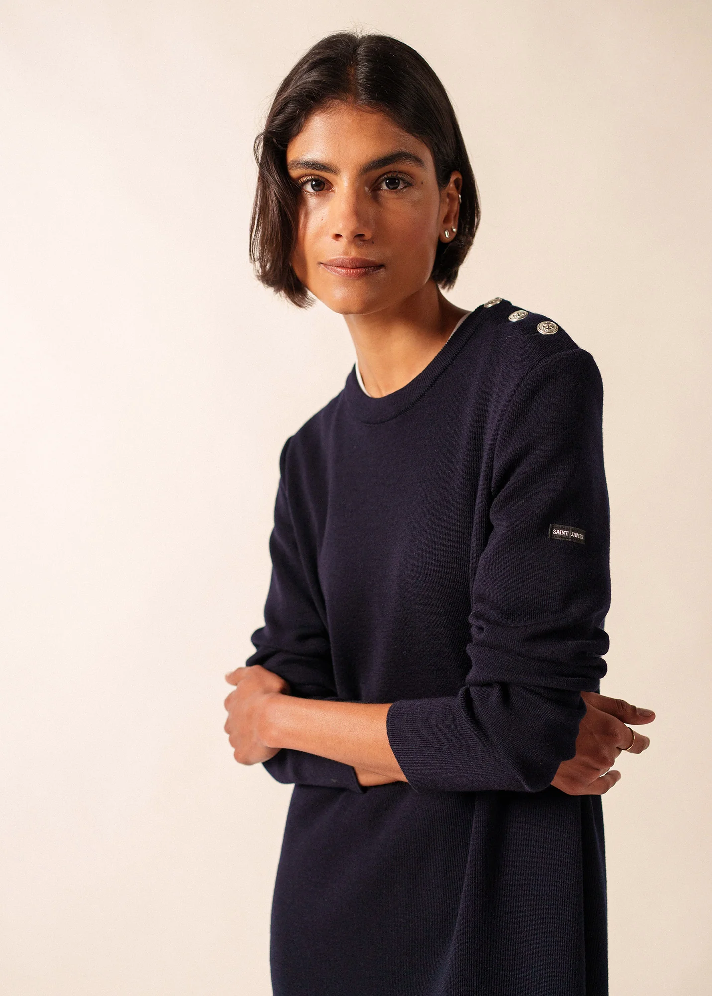 Robe longue Marée (NAVY) - Image 3