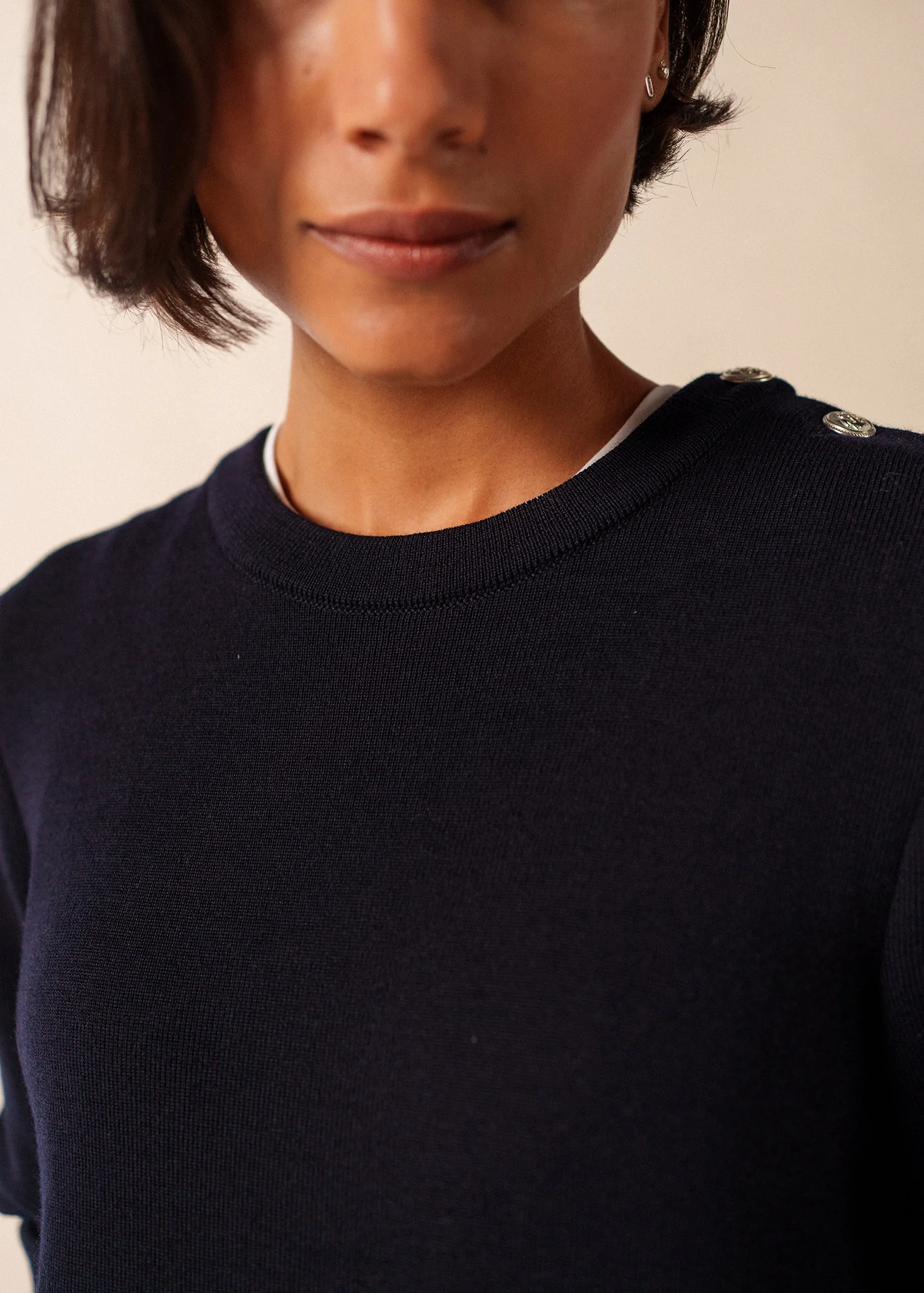 Robe longue Marée (NAVY) - Image 4