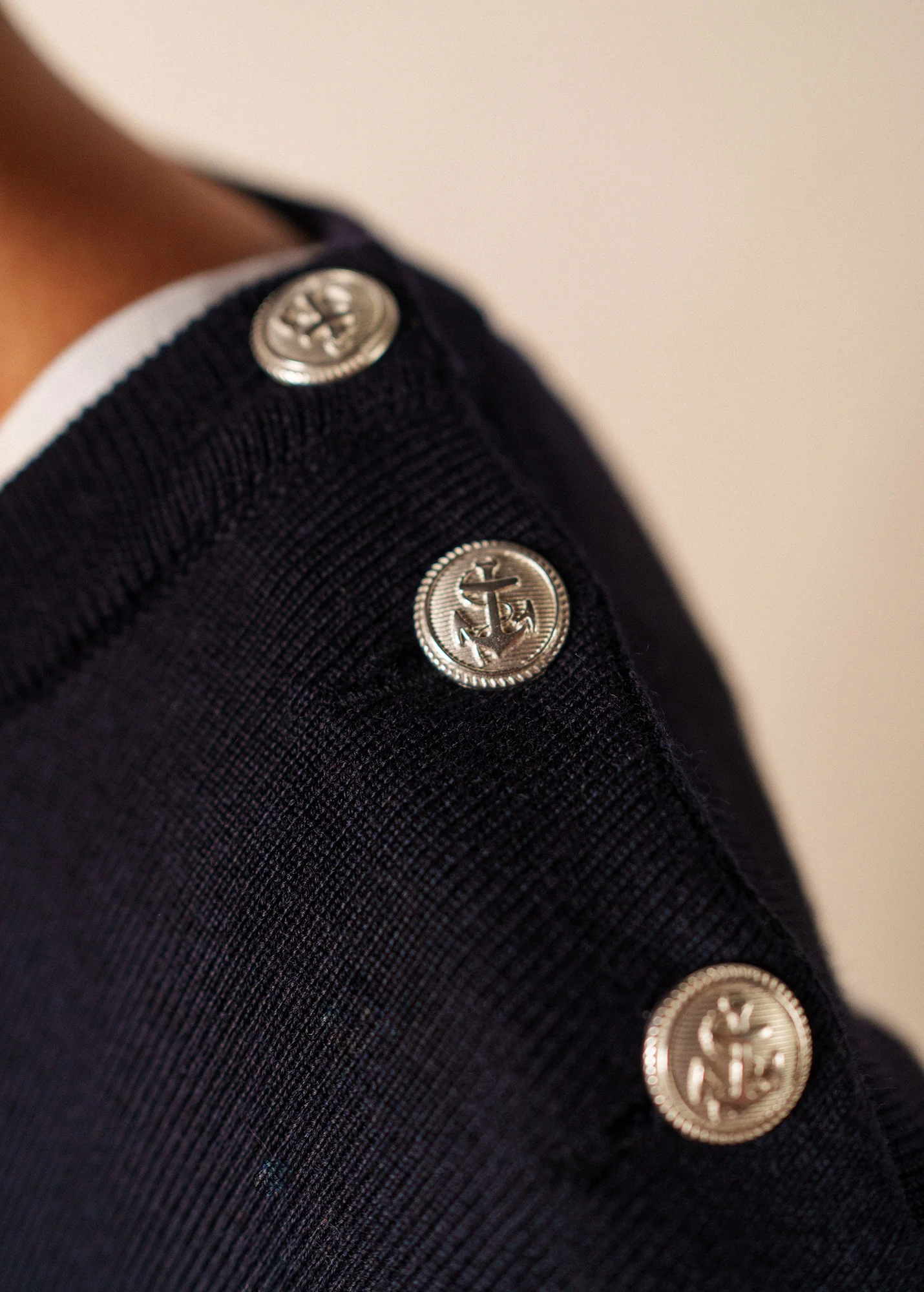 Robe longue Marée (NAVY) - Image 5