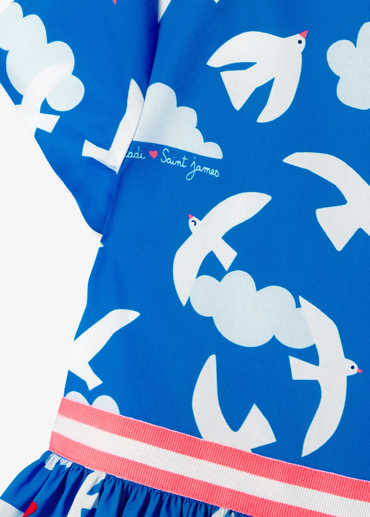 Robe fille x Jacadi (BLEU/MULTICO) - Image 4
