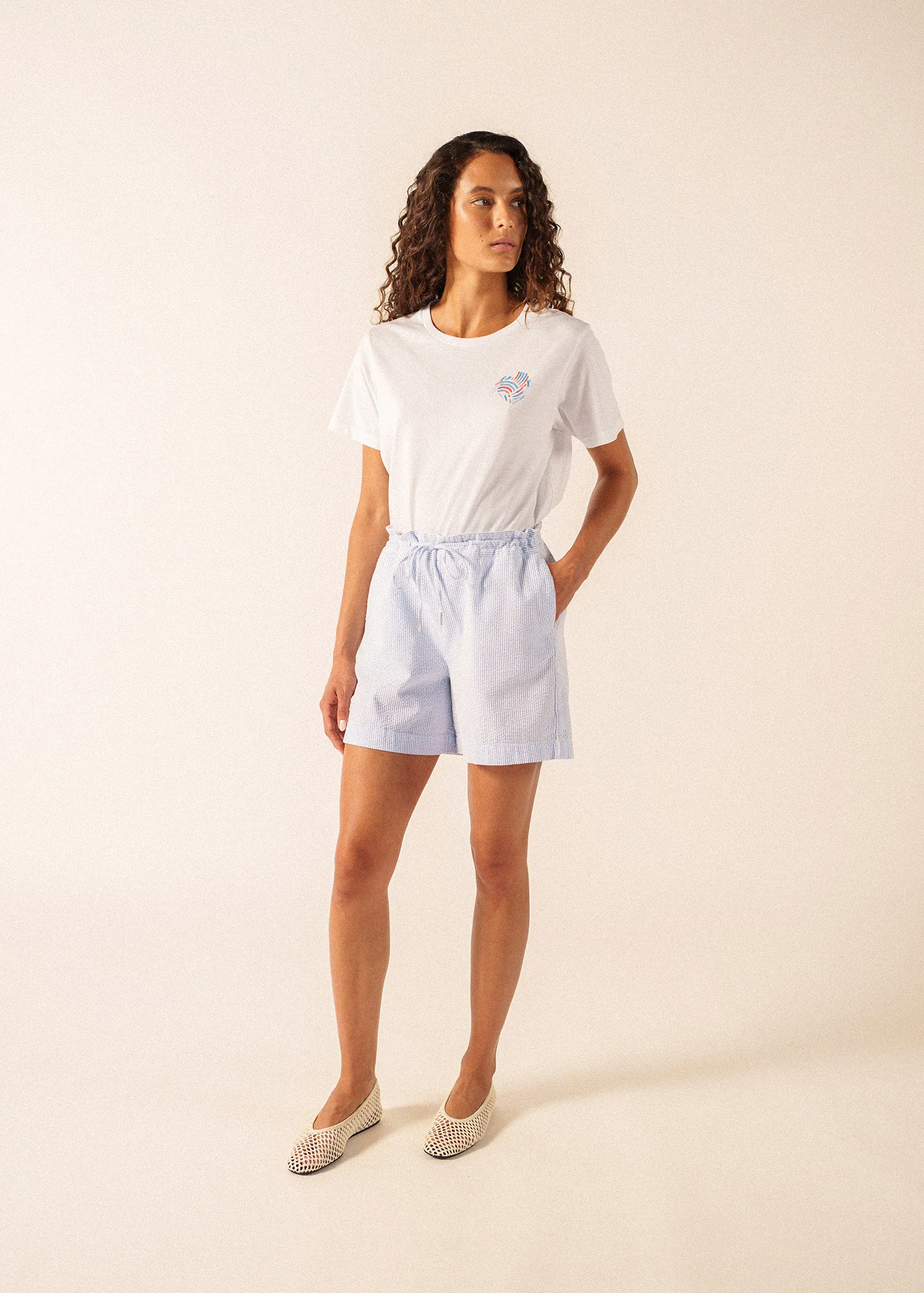 Short Maggy (BLANC/BLEU)