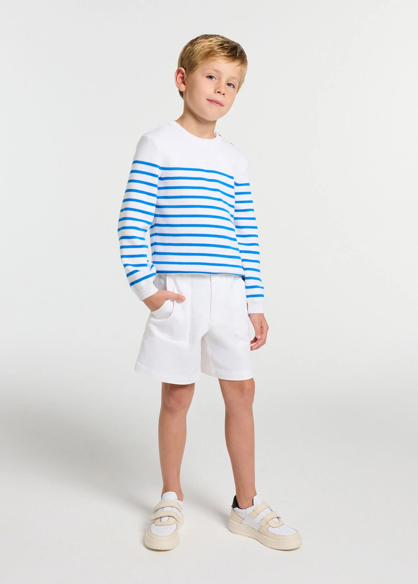 Short garçon x Jacadi (BLANC)