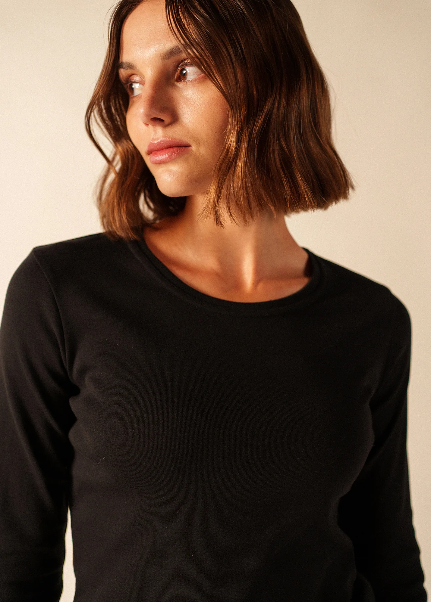 T-shirt Celina - en coton (NOIR) - Image 4